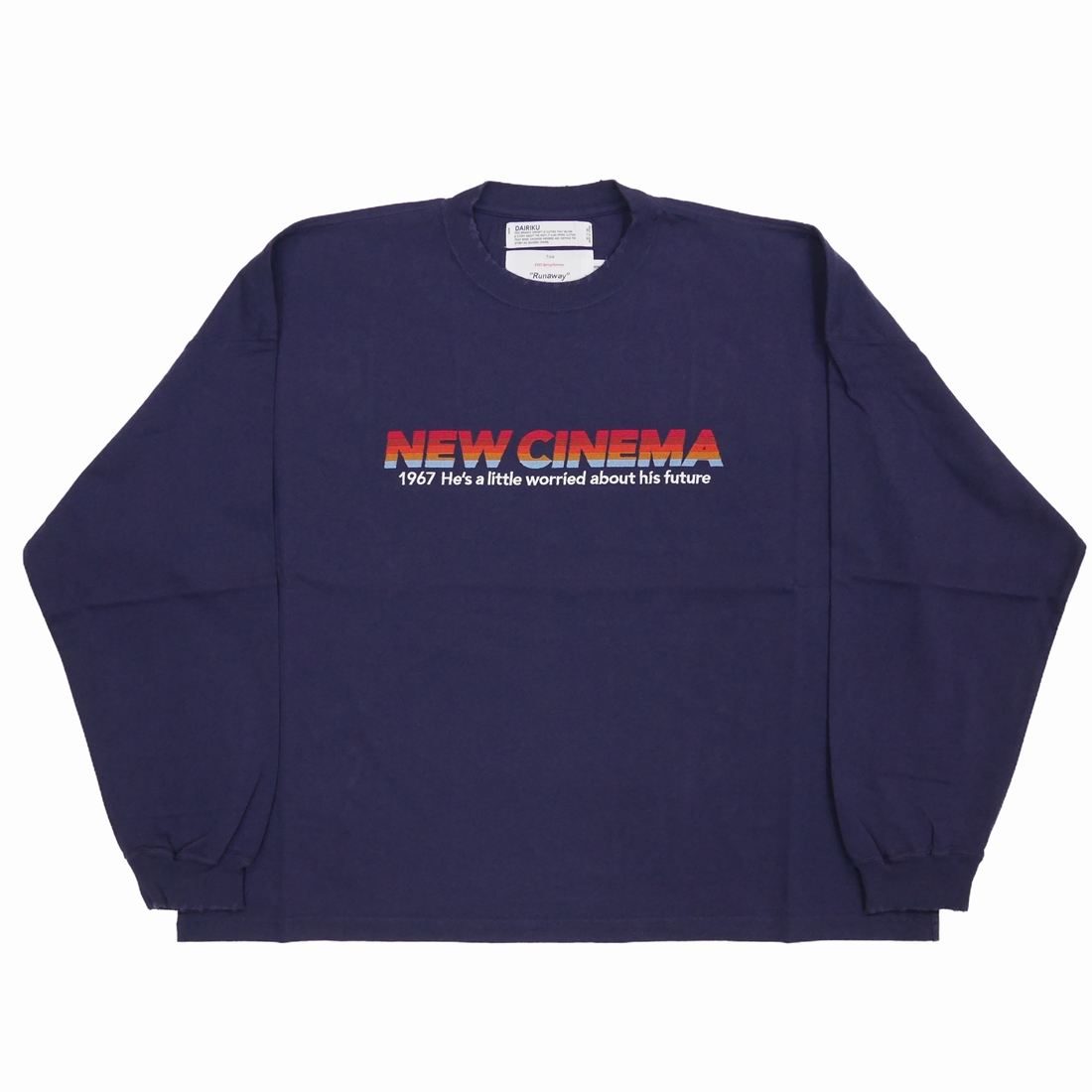 画像: DAIRIKU/"NEW CINEMA" Tee（Purple）［刺繍長袖T-23春夏］