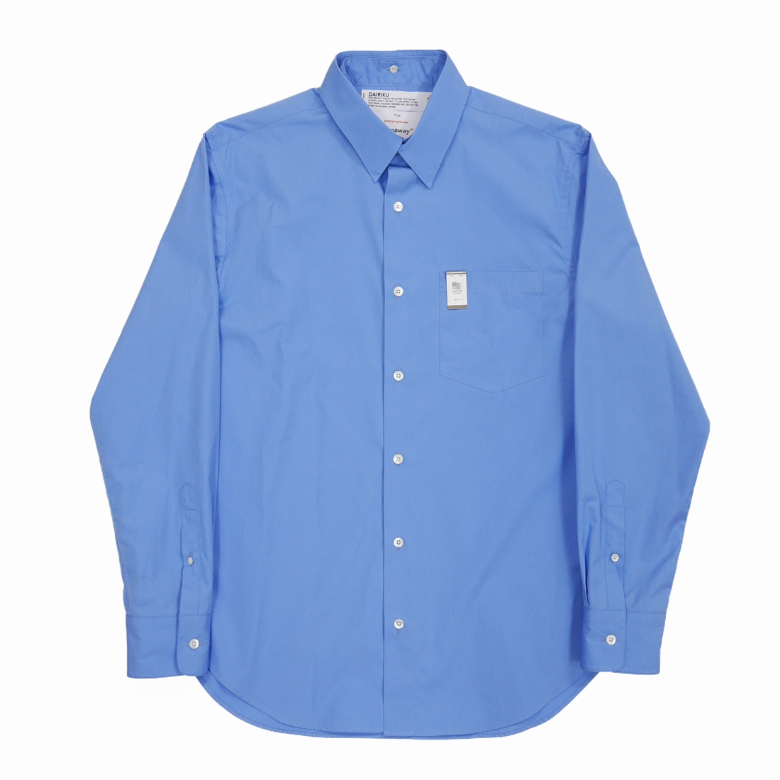 画像: DAIRIKU/"The cincinnati kid" L-S Dress Shirt（Sky Blue）［ドレスシャツwithマネークリップ-23春夏］