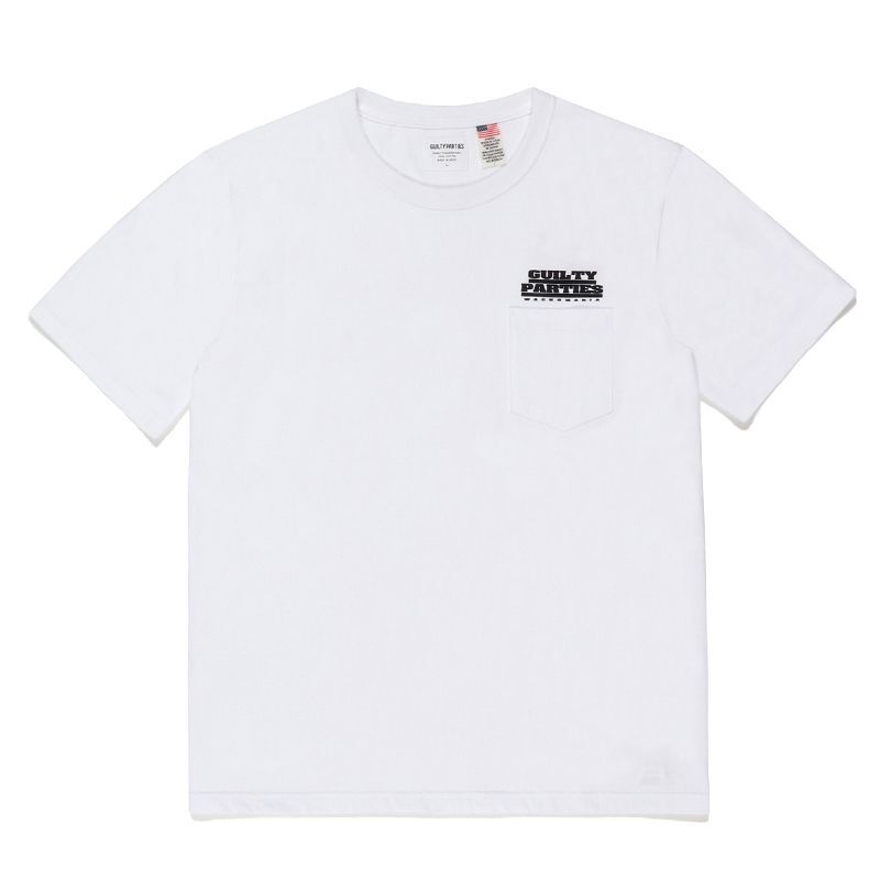 画像: WACKO MARIA/US FABRIC POCKET T-SHIRT（WHITE）［プリントポケT-23春夏］