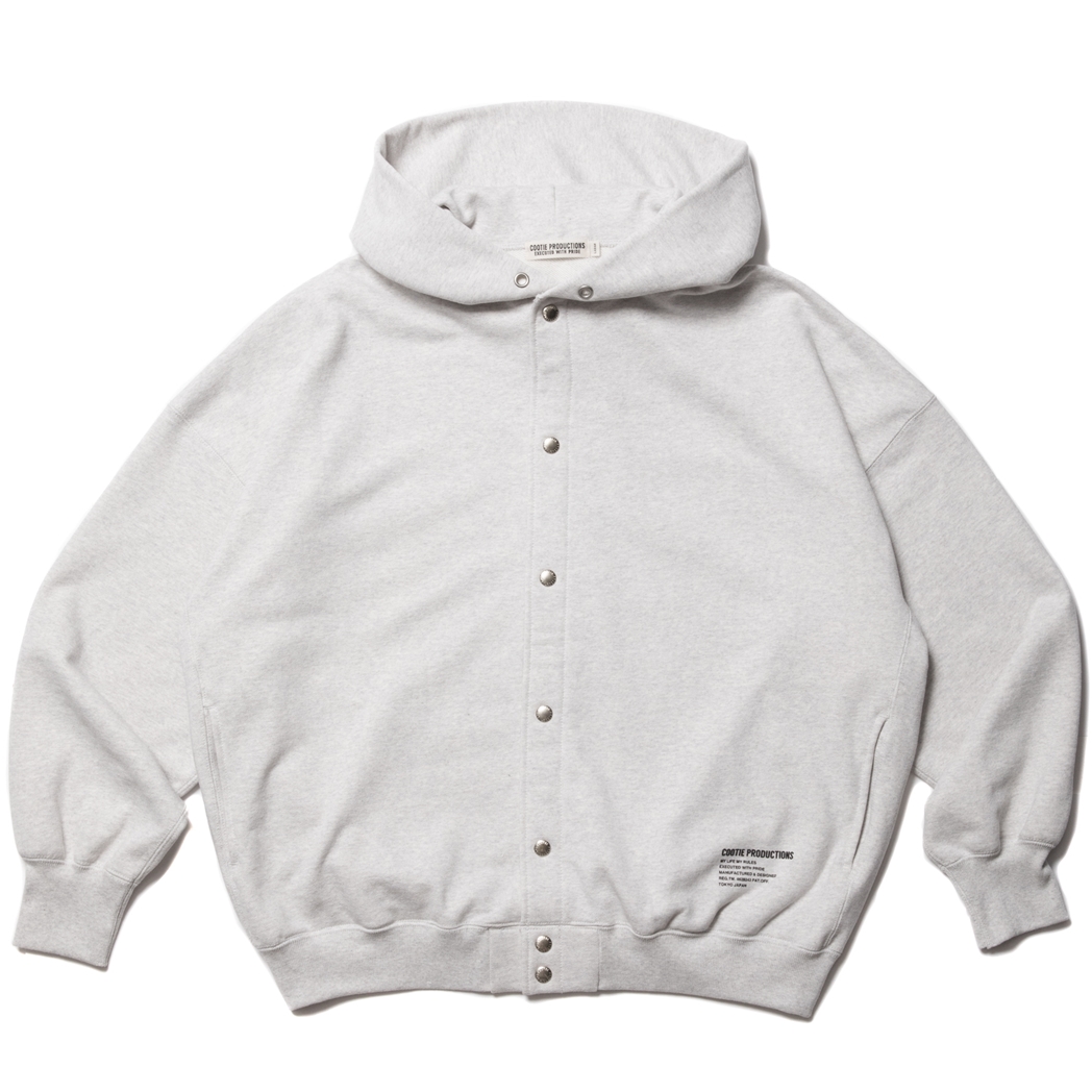 COOTIE PRODUCTIONS/Open End Yarn Plain Sweat Snap Hoodie（Oatmeal ...