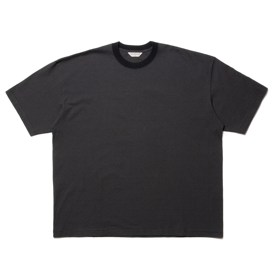 画像: COOTIE PRODUCTIONS/Open End Yarn Border S/S Tee（Black/Gray）［ボーダーT-23春夏］