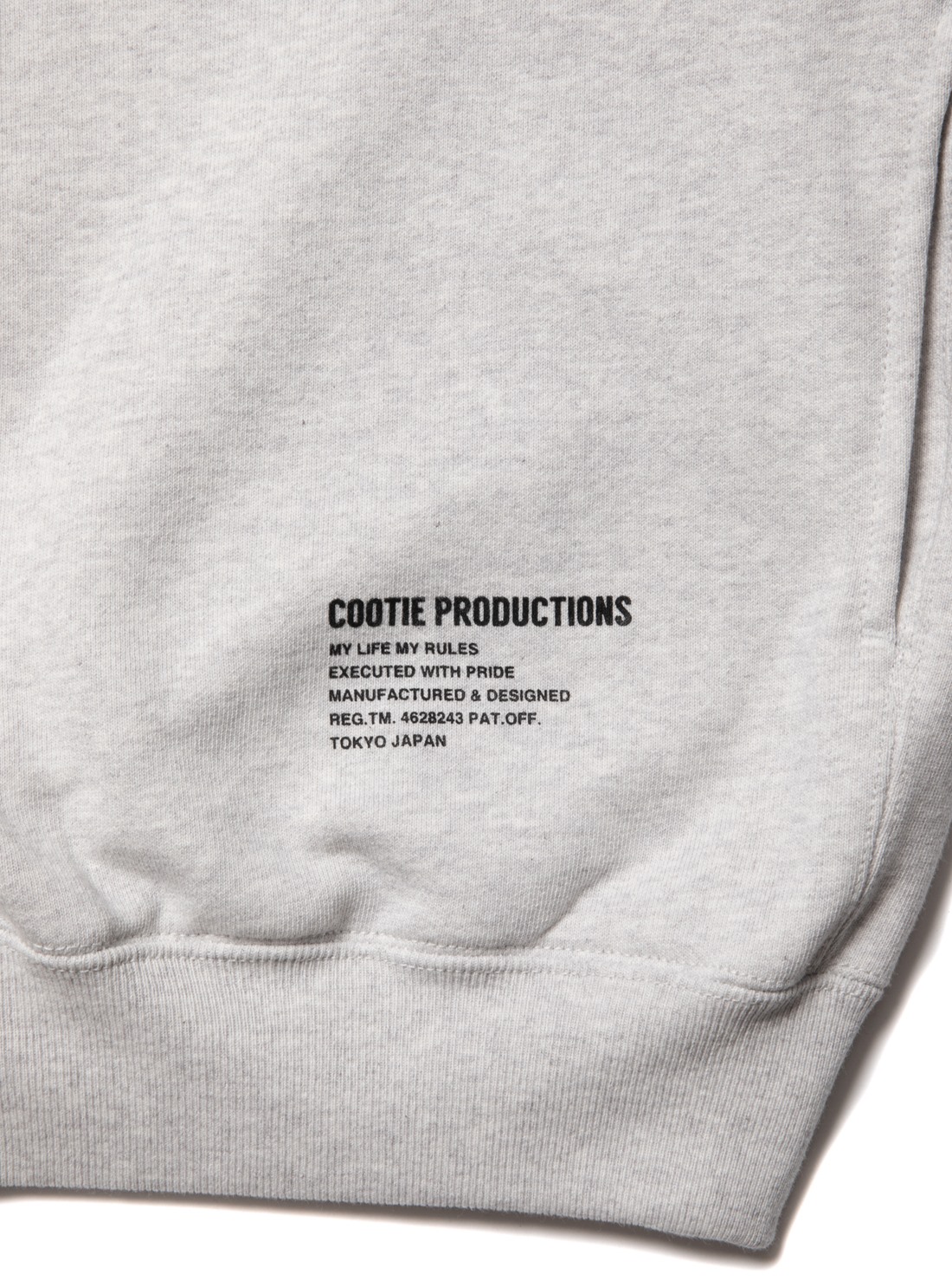 画像: COOTIE PRODUCTIONS/Open End Yarn Plain Sweat Snap Hoodie（Oatmeal）［スウェットスナップフーディー-23春夏］