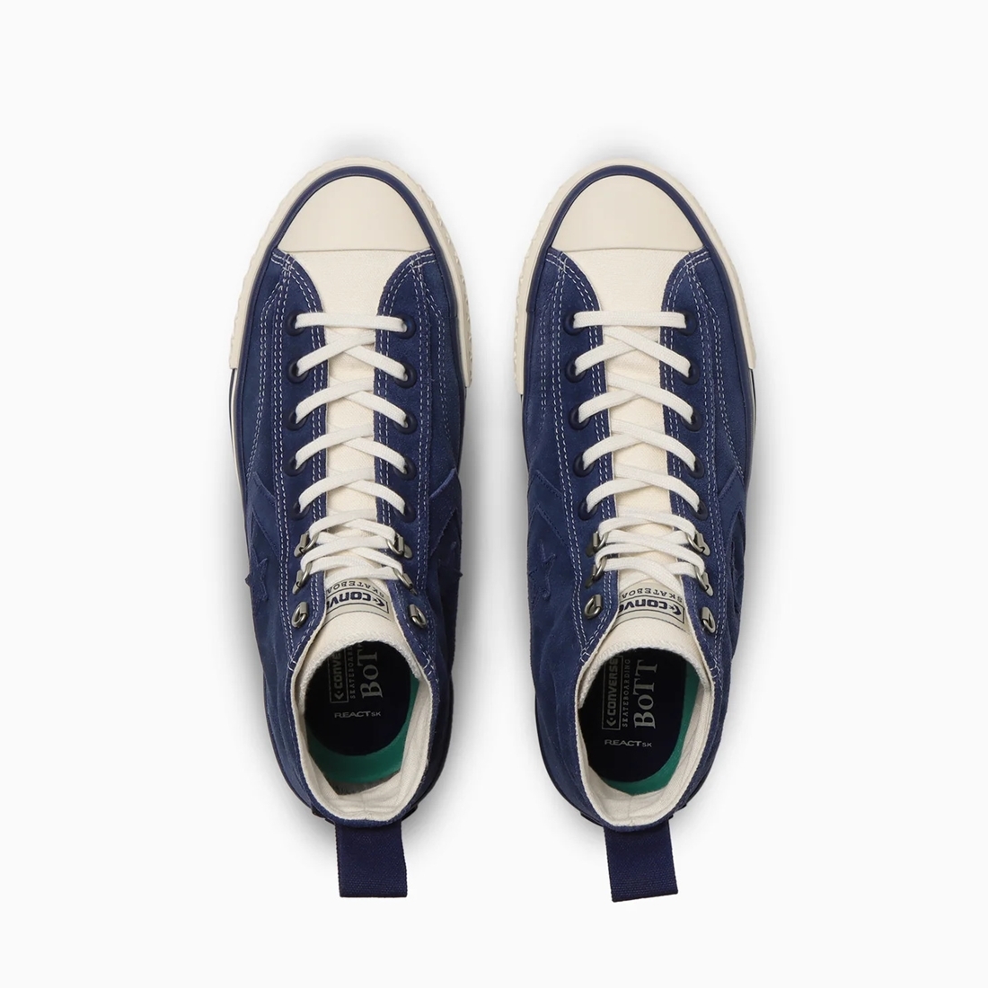 画像: CONVERSE SKATEBOARDING/CX-PRO SK BoTT HI +（NAVY/WHITE） 【50%OFF】［スニーカー(×BoTT)-23春夏］