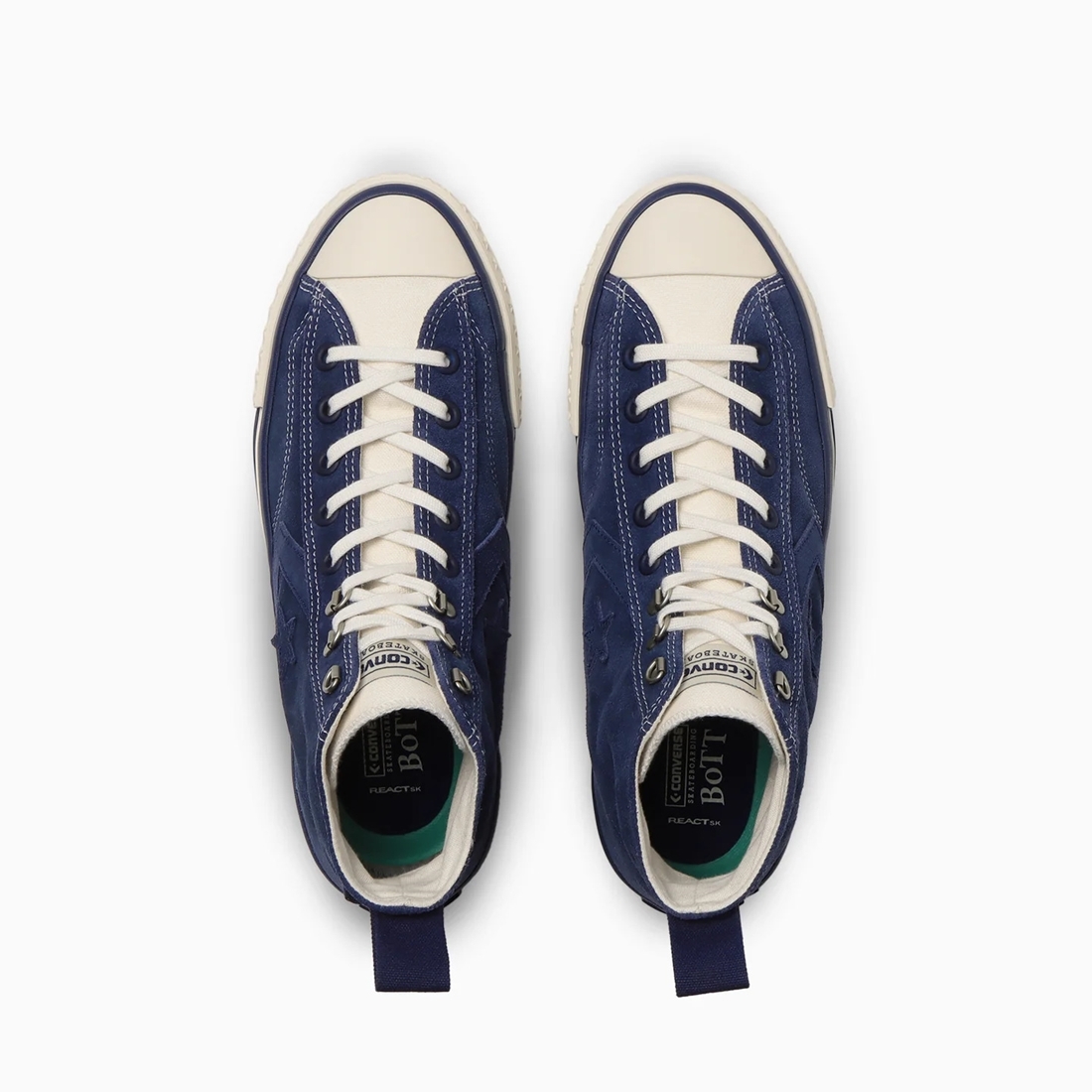 画像: CONVERSE SKATEBOARDING/CX-PRO SK BoTT HI +（NAVY/WHITE） 【40%OFF】［スニーカー(×BoTT)-23春夏］