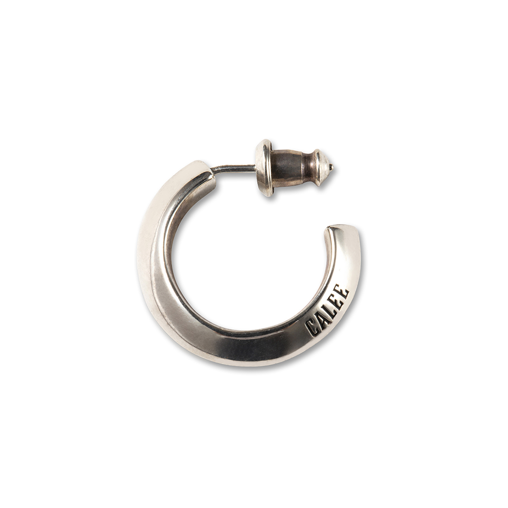 画像: CALEE/Logo roll pierce（LARGE）（Silver）［ロゴロールピアス(ラージ)-23春夏］