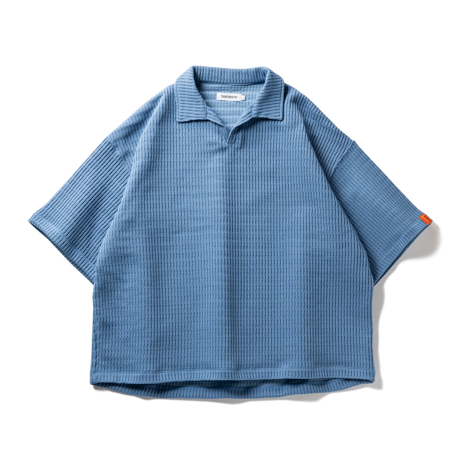 画像: TIGHTBOOTH/MYSTERY GAUGE OPEN POLO（Sax）［オープンカラーポロ-23春夏］