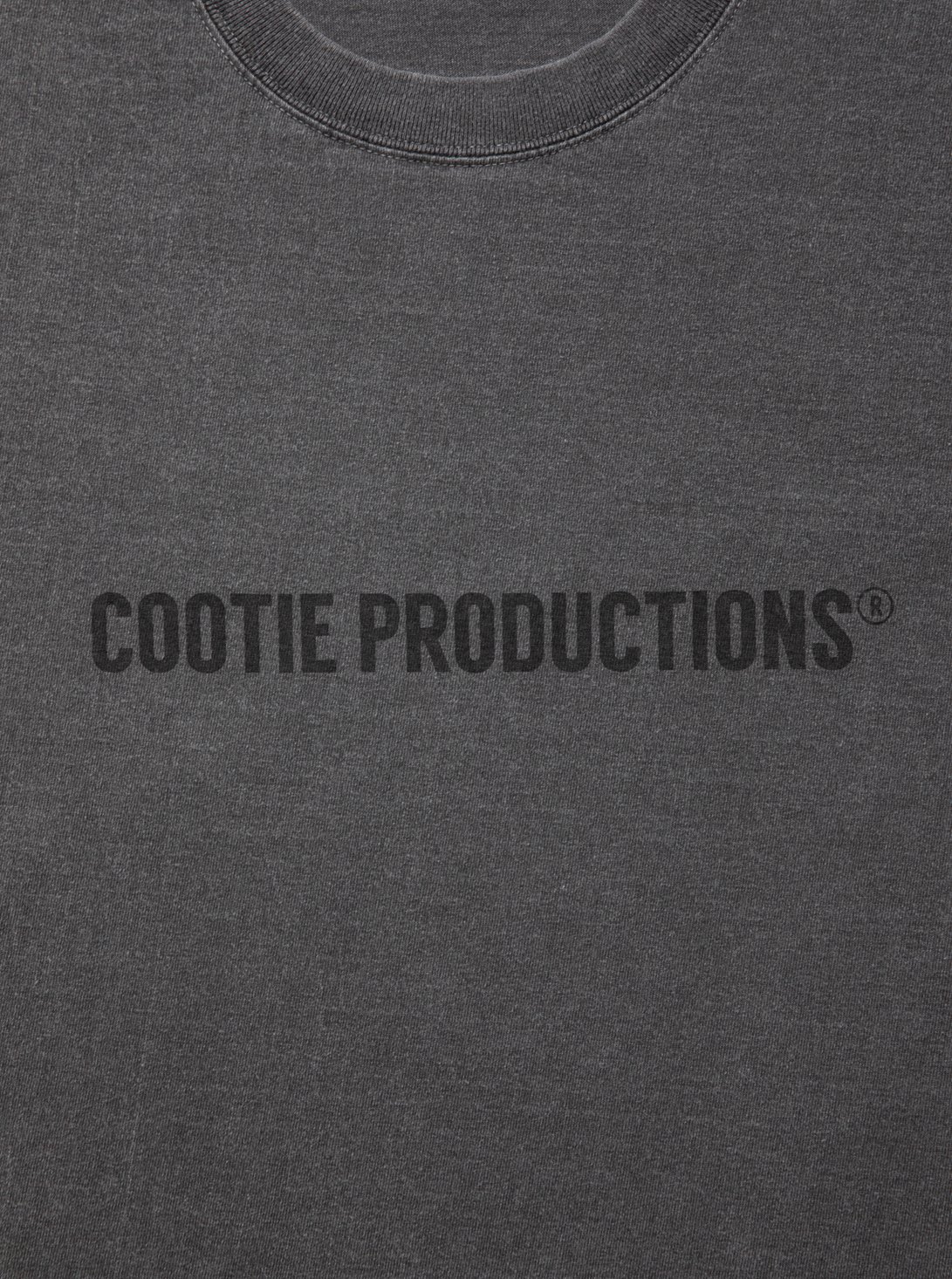 画像: COOTIE PRODUCTIONS/Pigment Dyed L/S Tee（Black）［ピグメントダイ長袖T-23春夏］