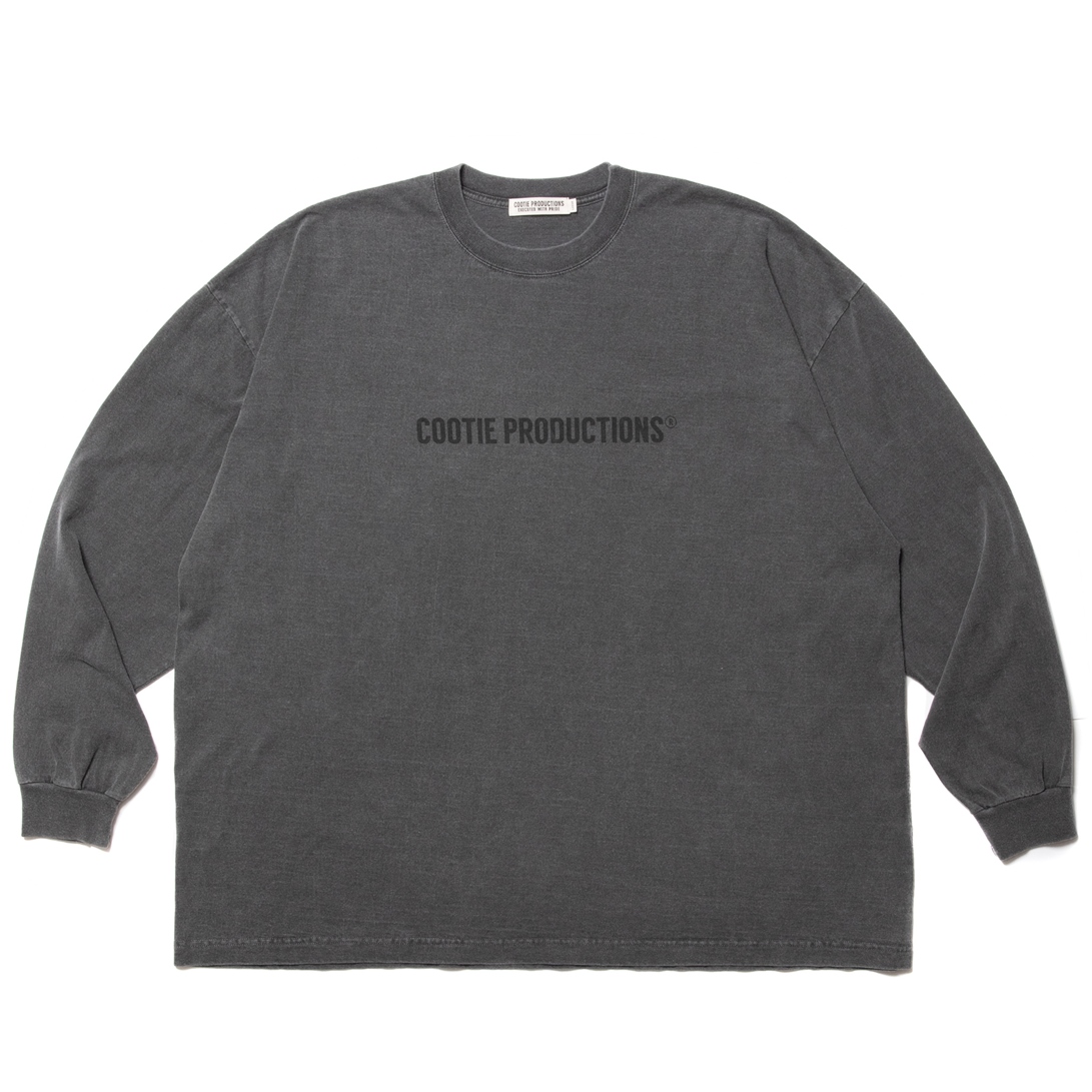 画像: COOTIE PRODUCTIONS/Pigment Dyed L/S Tee（Black）［ピグメントダイ長袖T-23春夏］