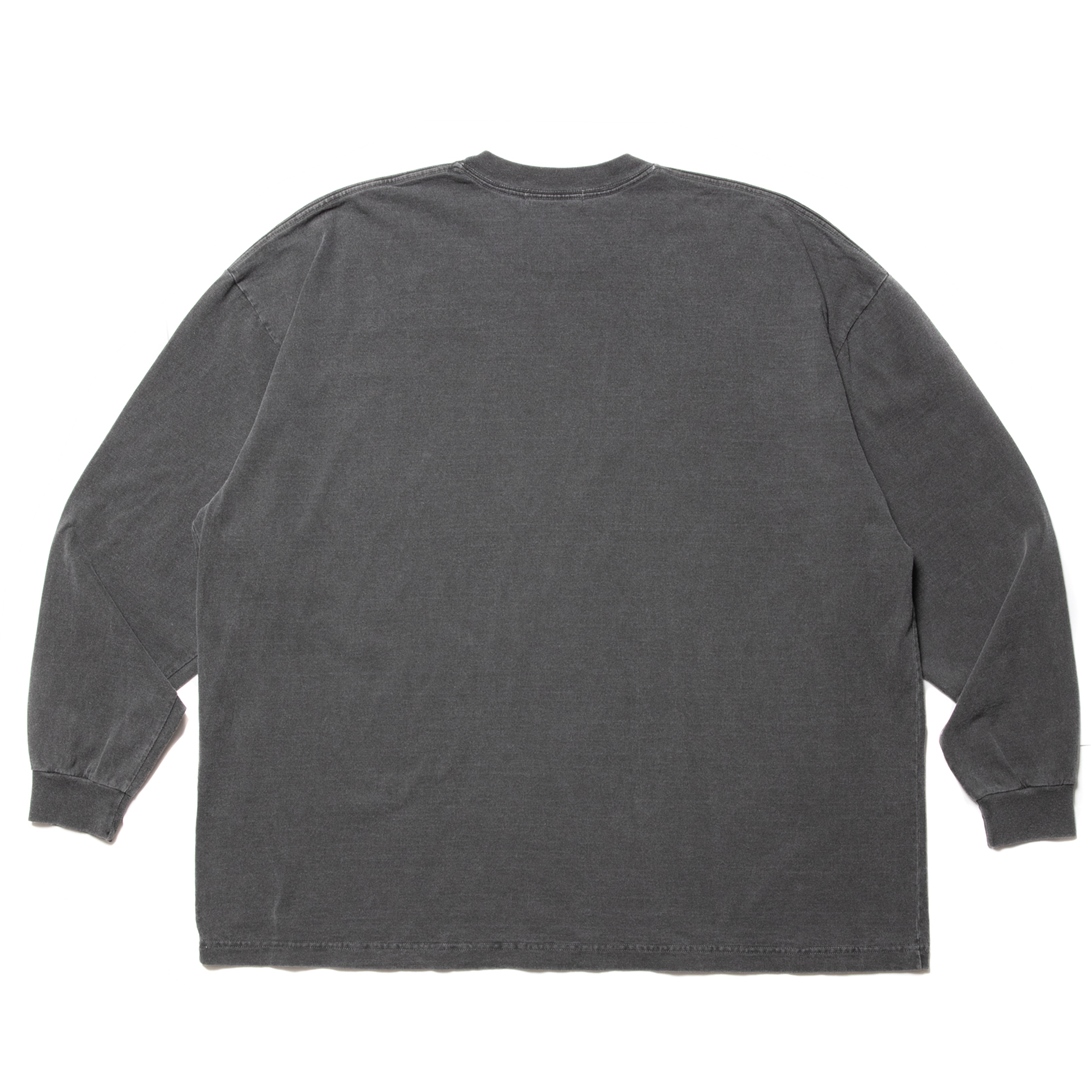 画像: COOTIE PRODUCTIONS/Pigment Dyed L/S Tee（Black）［ピグメントダイ長袖T-23春夏］