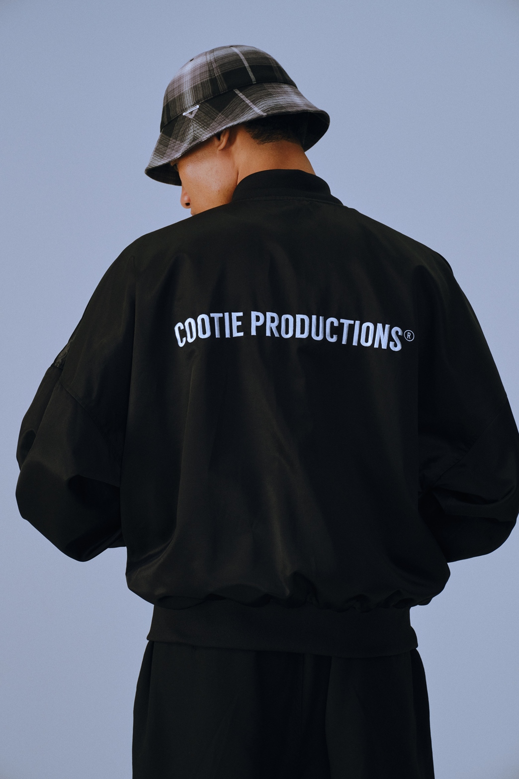 画像: COOTIE PRODUCTIONS/C/R Satin Embroidery Blouson（Black）［サテンブルゾン-23春夏］