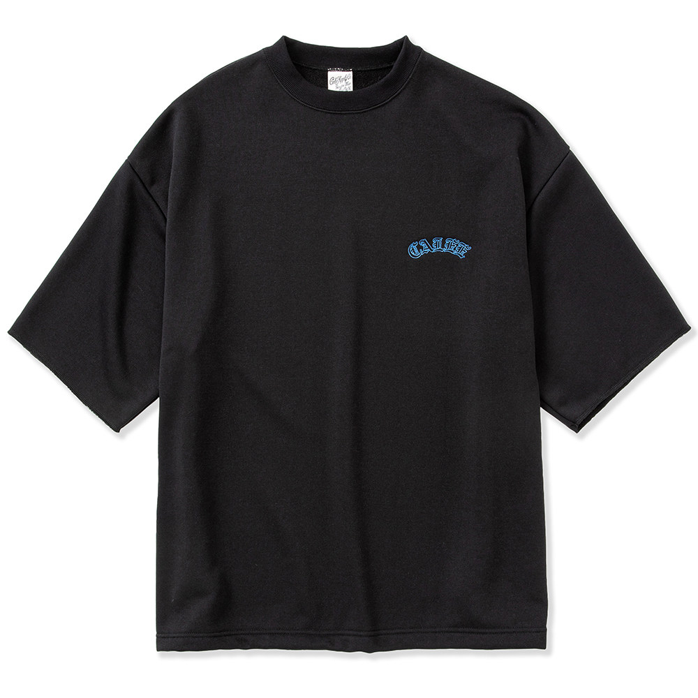 画像: CALEE/Aeroknot CALEE arch logo wide silhouette S/S cutsew（Black）［ワイドシルエットカットソー-23春夏］