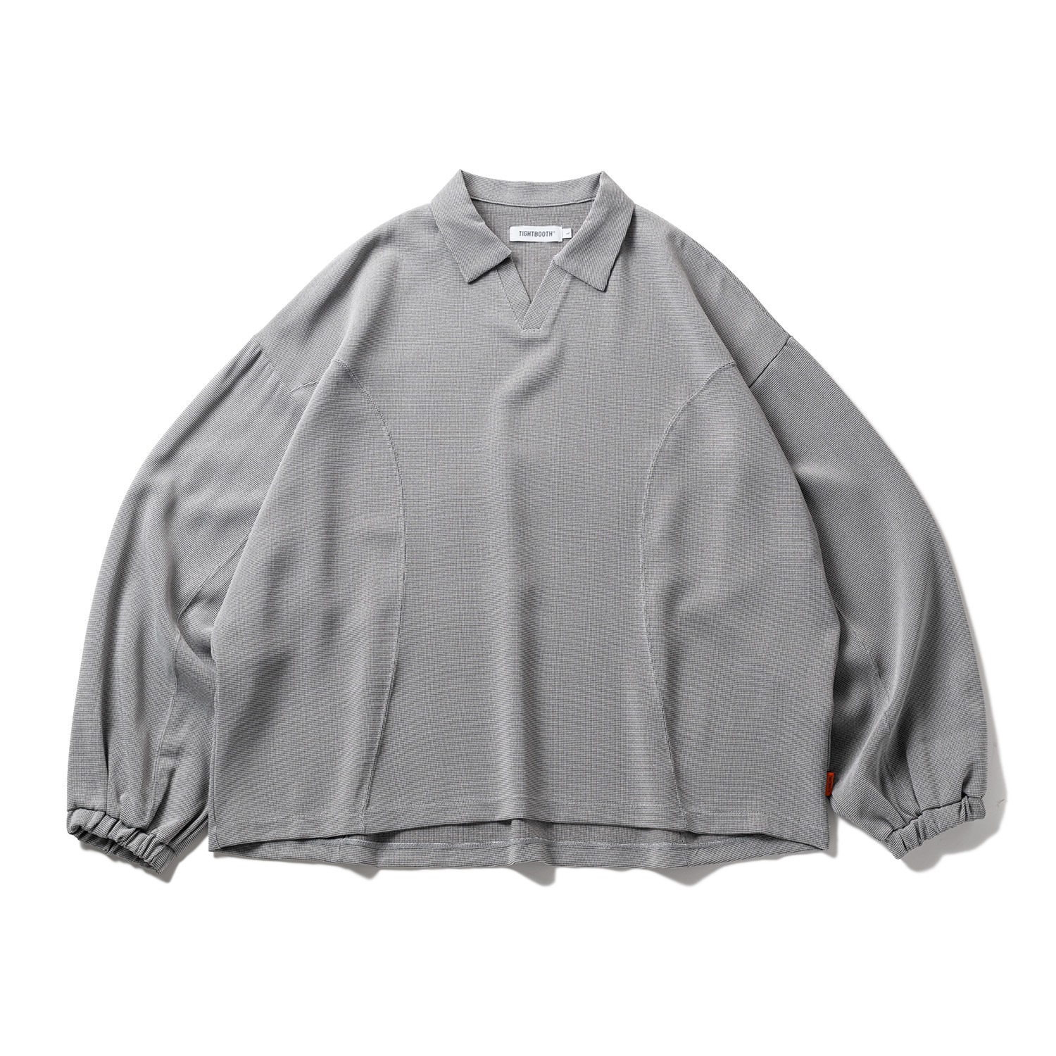 画像: TIGHTBOOTH/PIN HEAD LS OPEN SHIRT（Gray）［ピンヘッドオープンシャツ-23春夏］