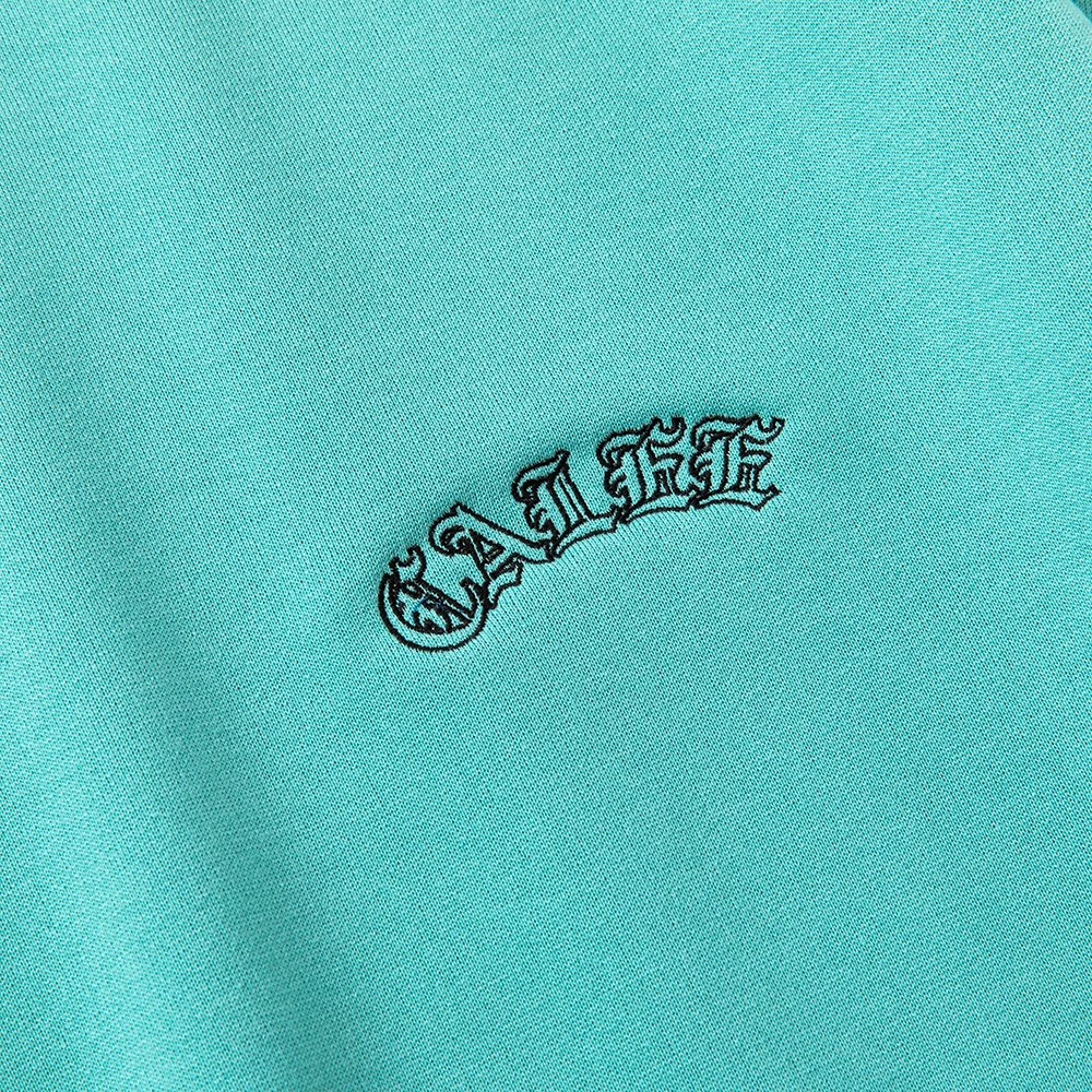 画像: CALEE/Aeroknot CALEE arch logo wide silhouette S/S cutsew（Turquoise Blue）［ワイドシルエットカットソー-23春夏］