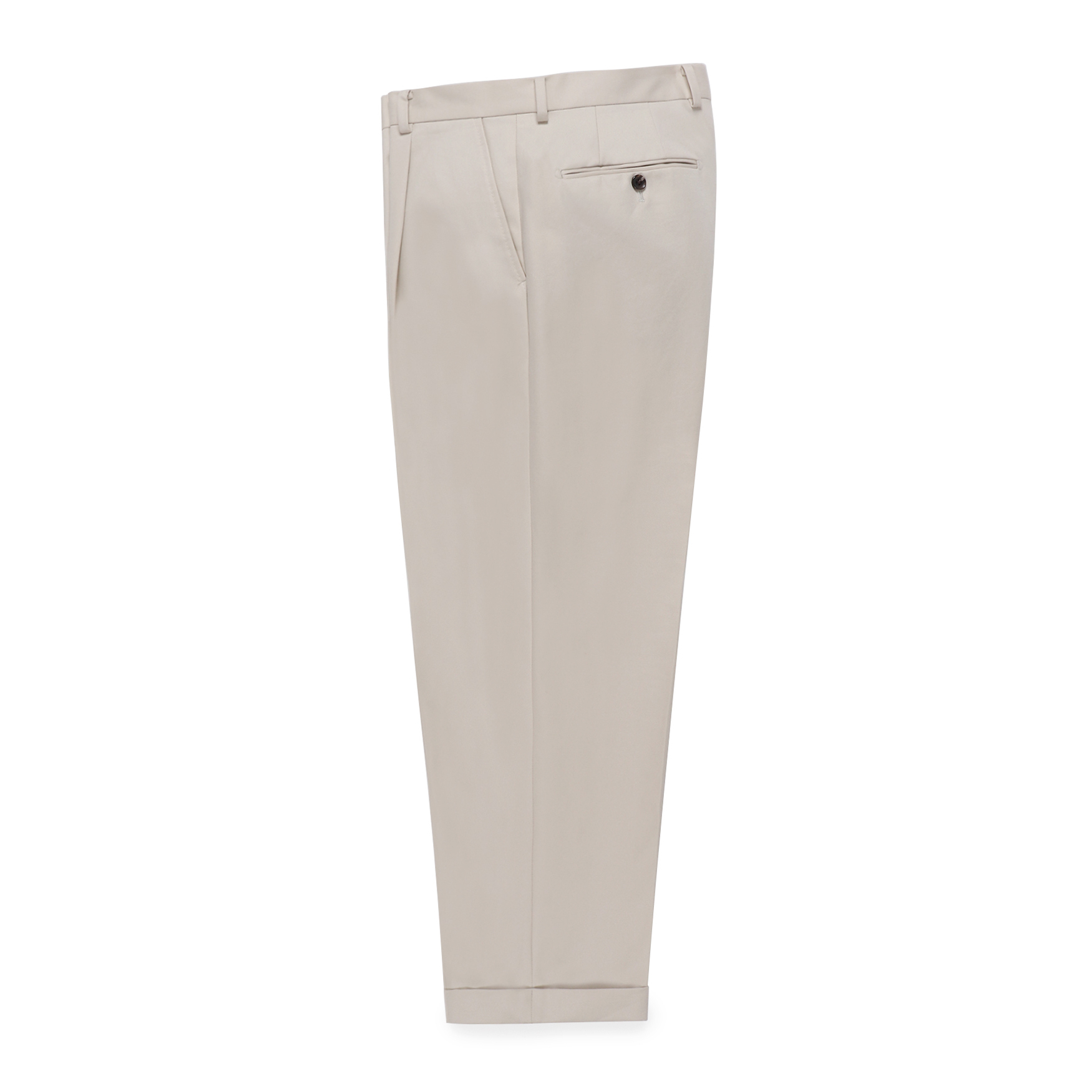 WACKO MARIA/PLEATED TROUSERS（TYPE-2）（IVORY）［ワンタック