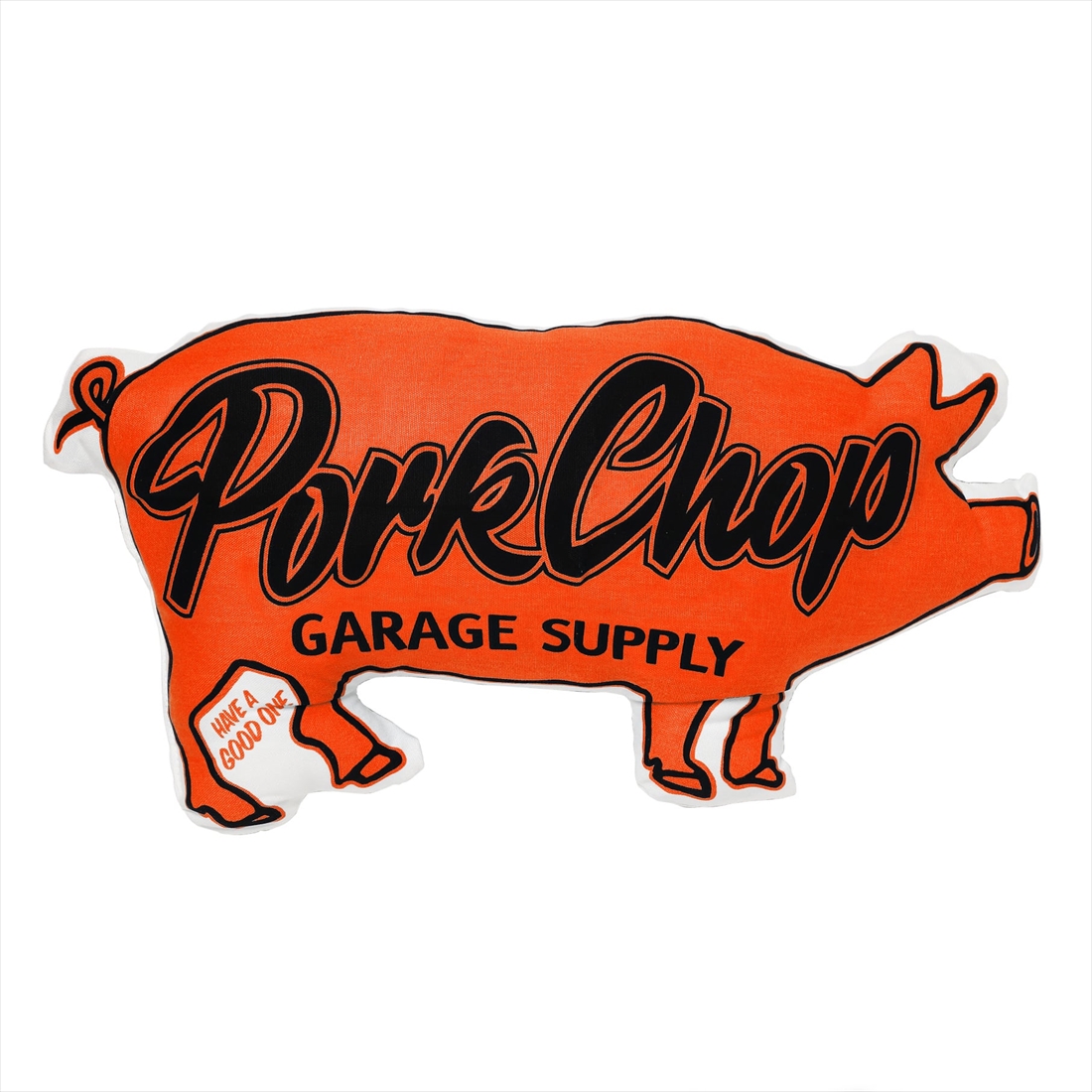 画像: PORKCHOP/PORK CUSHION（ORANGE/BLACK）［ポーククッション-23春夏］