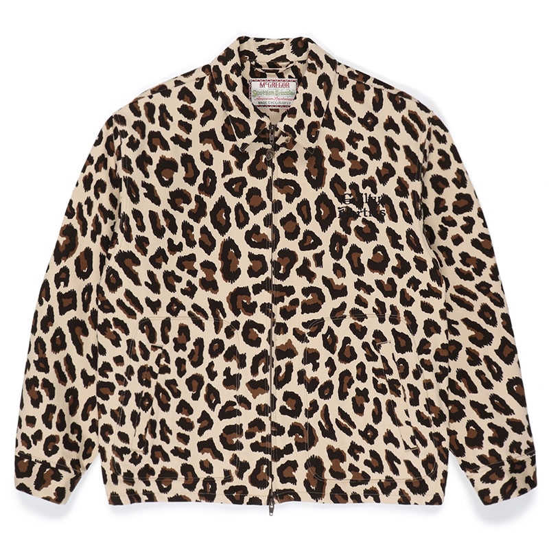 WACKO MARIA/MCGREGOR / LEOPARD DRIZZLER JACKET（BEIGE