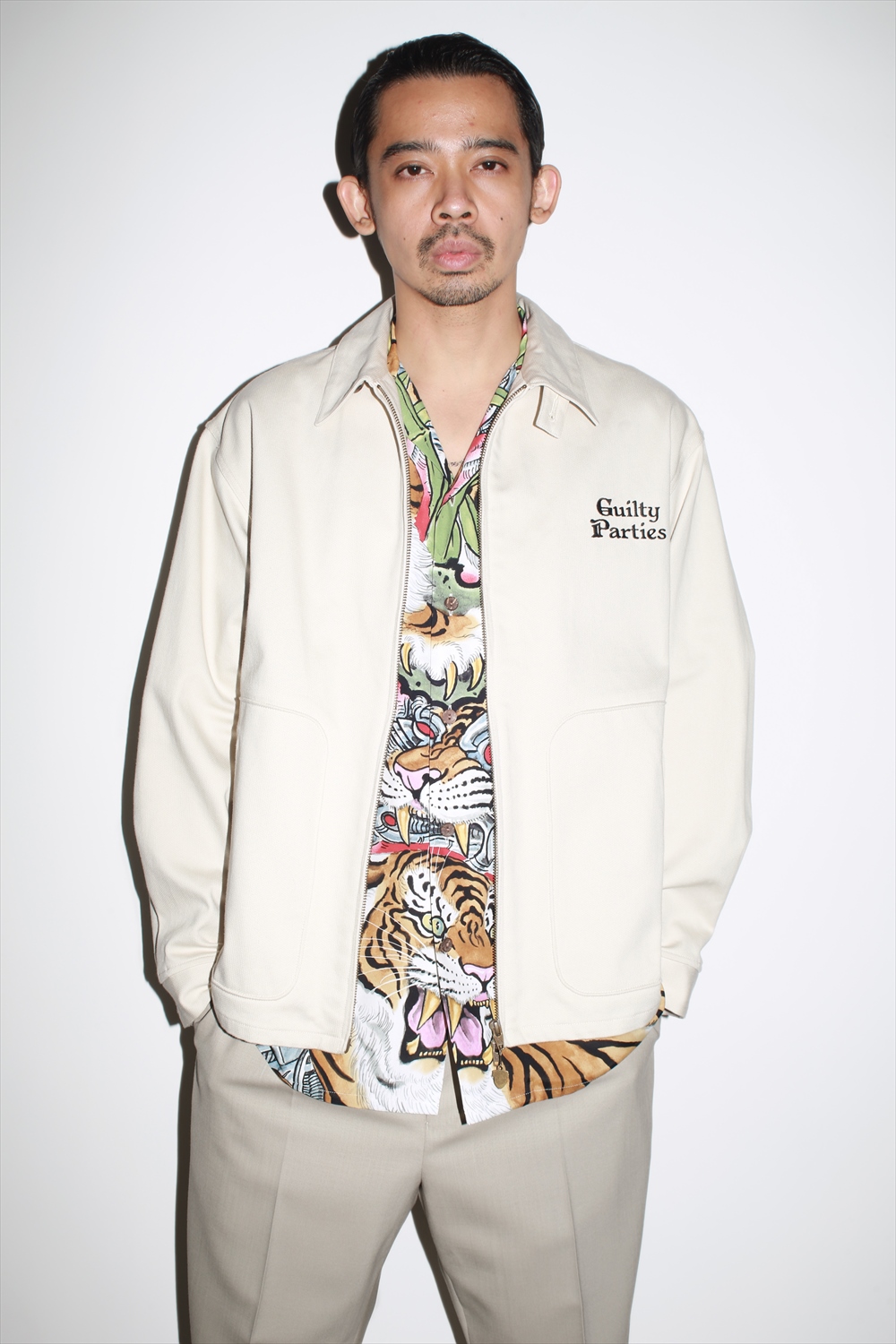 画像: WACKO MARIA/MCGREGOR / DRIZZLER JACKET（IVORY）［ドリズラーJKT-23春夏］