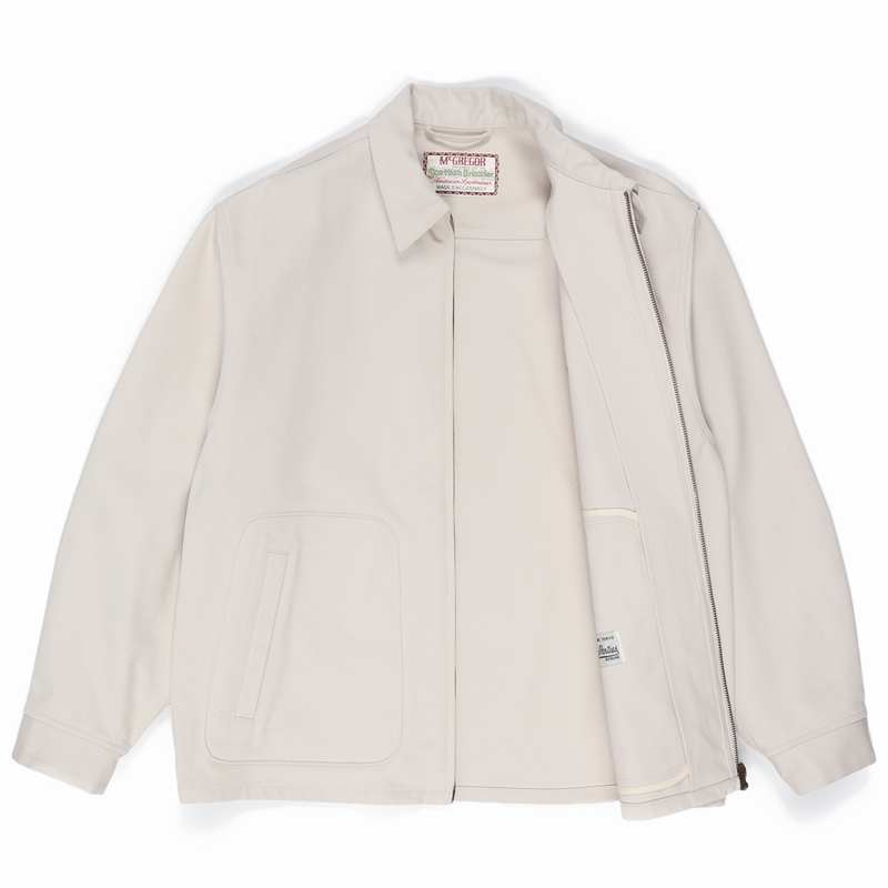 画像: WACKO MARIA/MCGREGOR / DRIZZLER JACKET（IVORY）［ドリズラーJKT-23春夏］