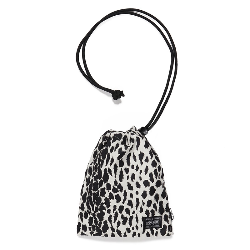 画像: WACKO MARIA/PORTER / LEOPARD SHOULDER POUCH（WHITE）［レオパードショルダーポーチ-23春夏］