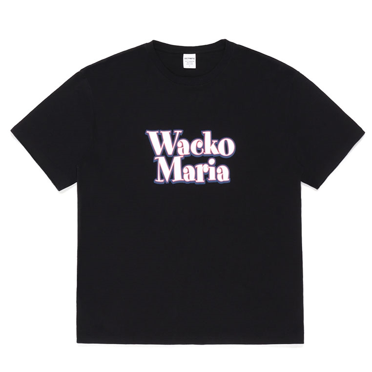 画像: WACKO MARIA/WASHED HEAVY WEIGHT T-SHIRT（BLACK）［プリントT-23春夏］