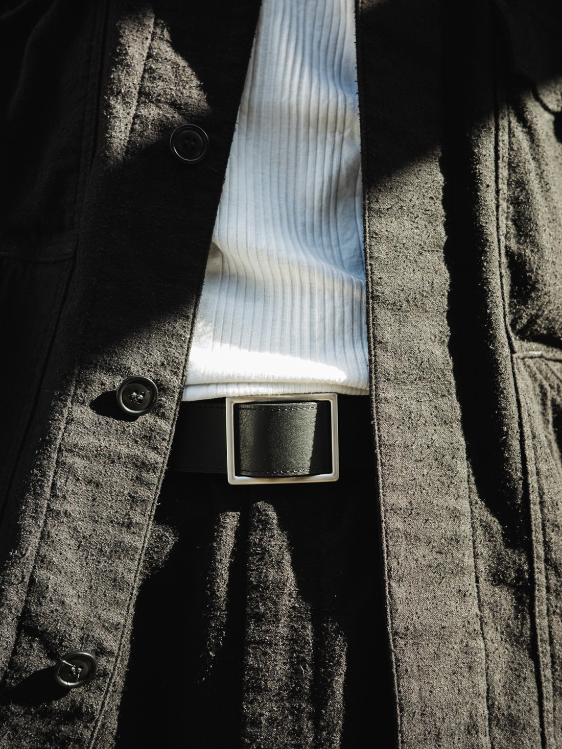 画像: COOTIE PRODUCTIONS/Leather Square Belt（Silver）［レザースクエアベルト-23春夏］