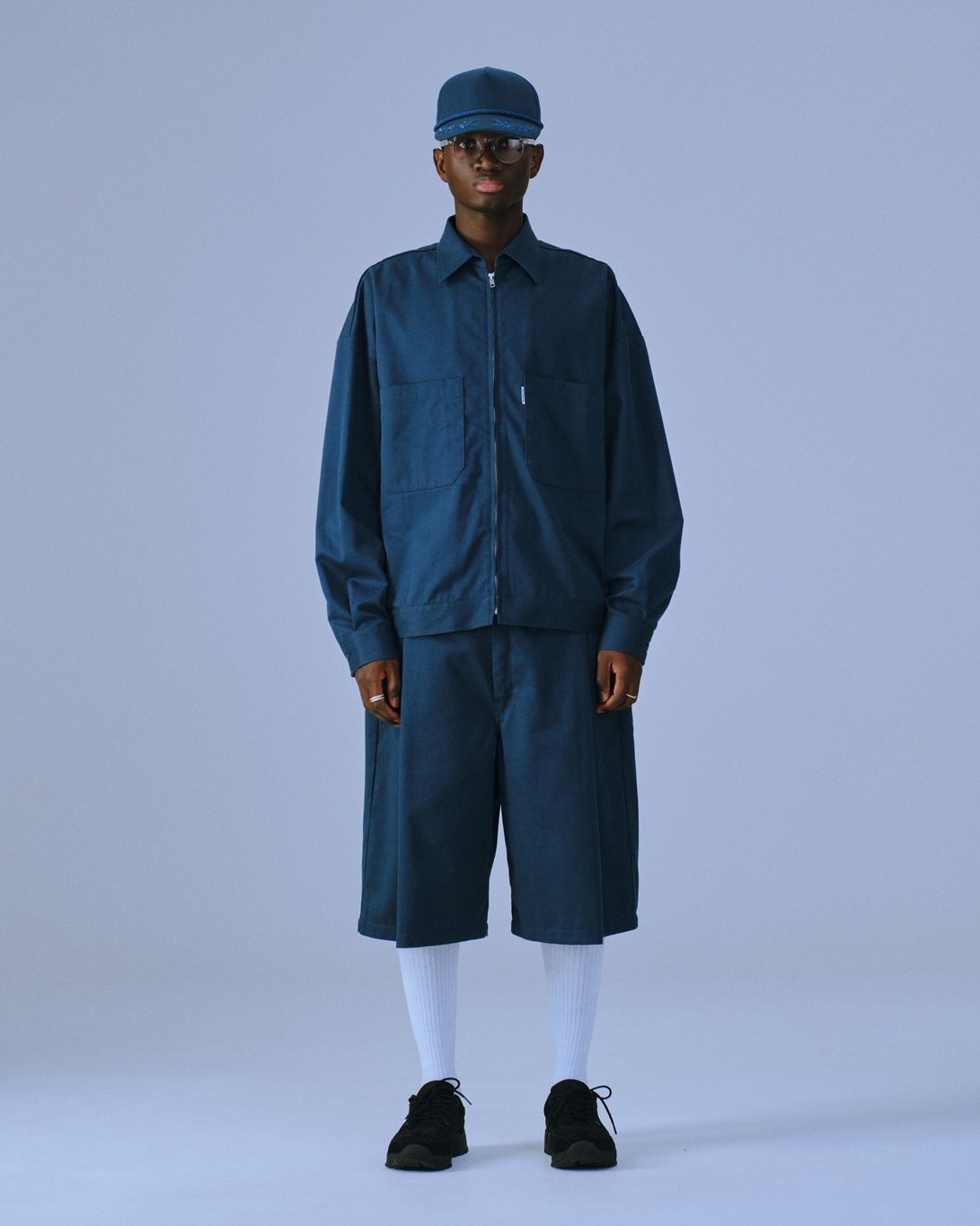 画像: COOTIE PRODUCTIONS/C/R Twill Work Jacket（Smoke Navy）［ワークJKT-23春夏］