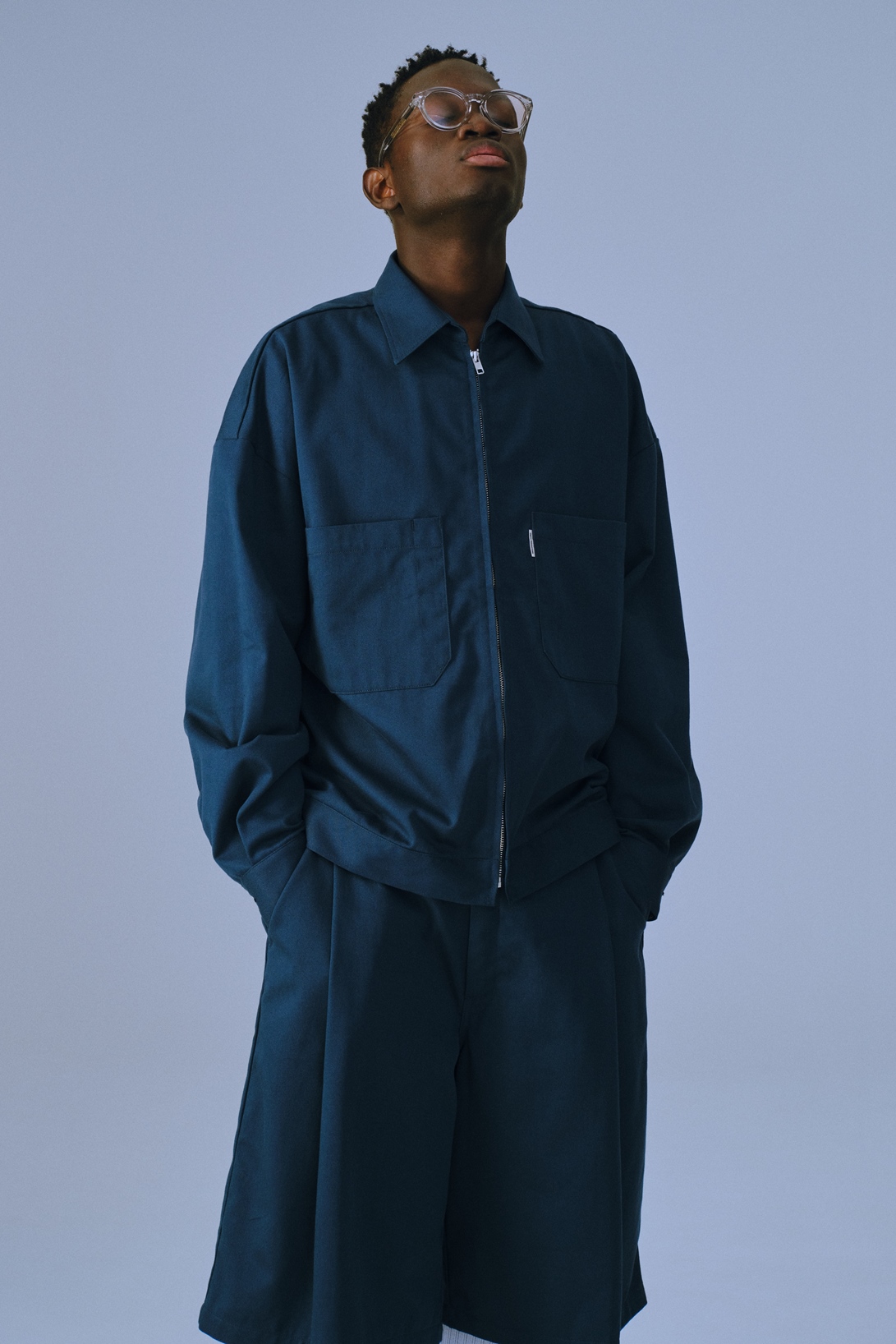 COOTIE PRODUCTIONS/C/R Twill Work Jacket（Smoke Navy）［ワークJKT