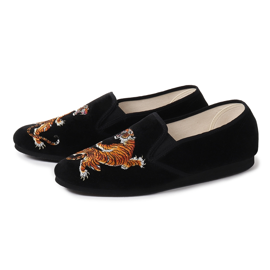 WACKO MARIA/TIM LEHI / VELVET KUNG-FU SHOES（BLACK）［ベルベット ...