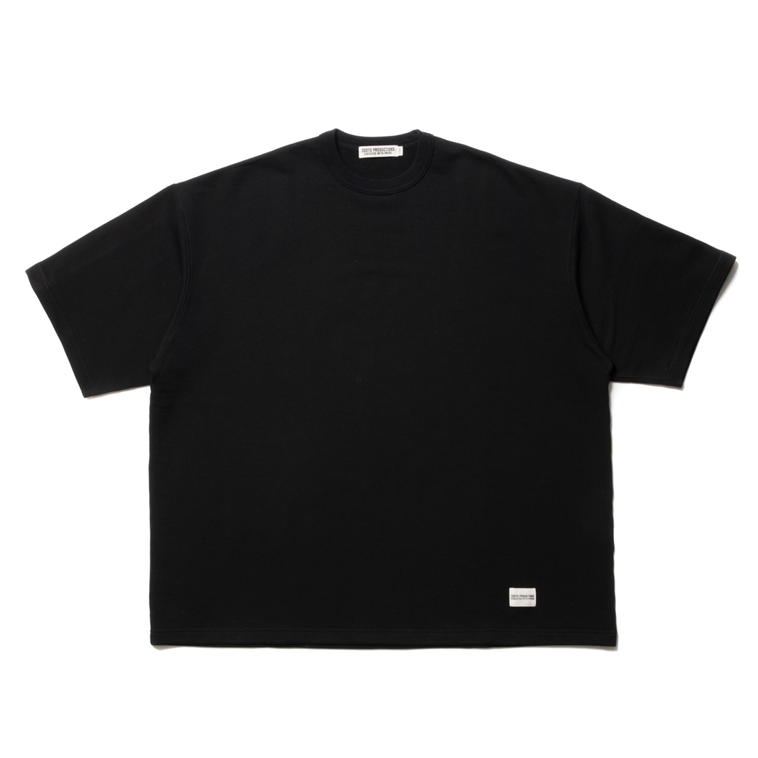 画像: COOTIE PRODUCTIONS/Inlay Sweat S/S Tee（Black）［インレイスウェットT-23春夏］