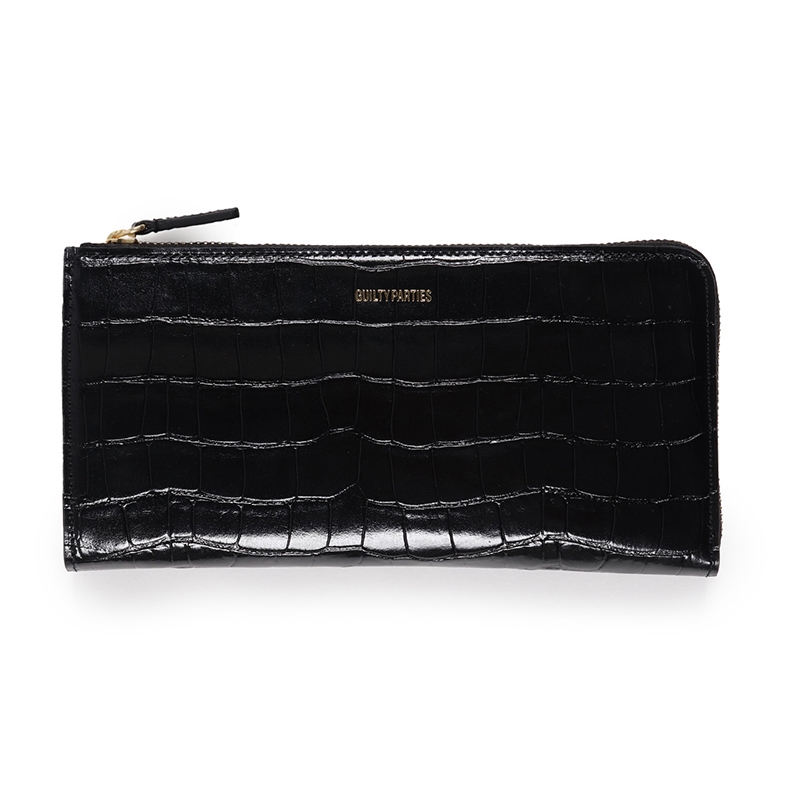 画像: WACKO MARIA/SPEAK EASY / ROUND ZIP LONG WALLET（CROCODILE）［ラウンドジップロングウォレット-23春夏］