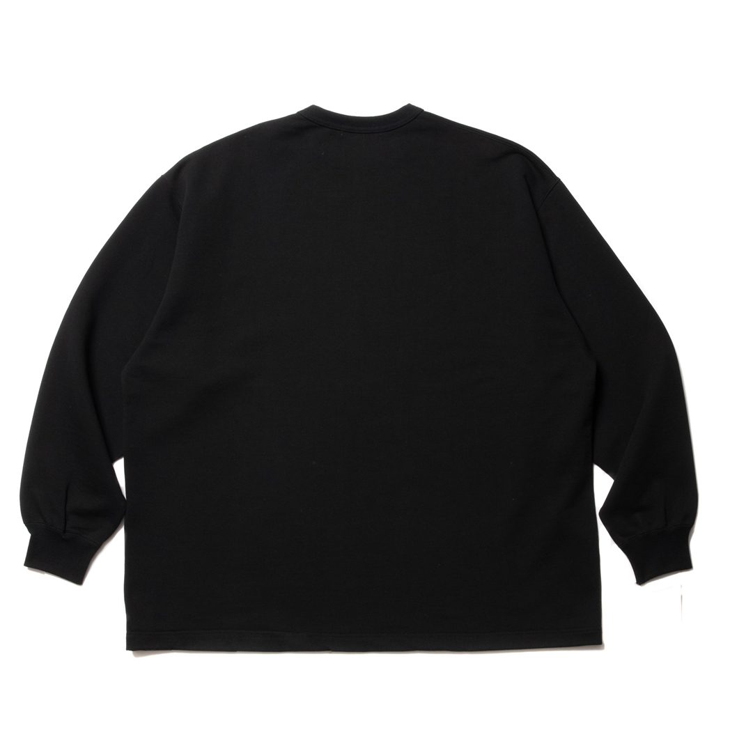 画像: COOTIE PRODUCTIONS/Inlay Sweat L/S Tee（Black）［インレイスウェット長袖T-23春夏］