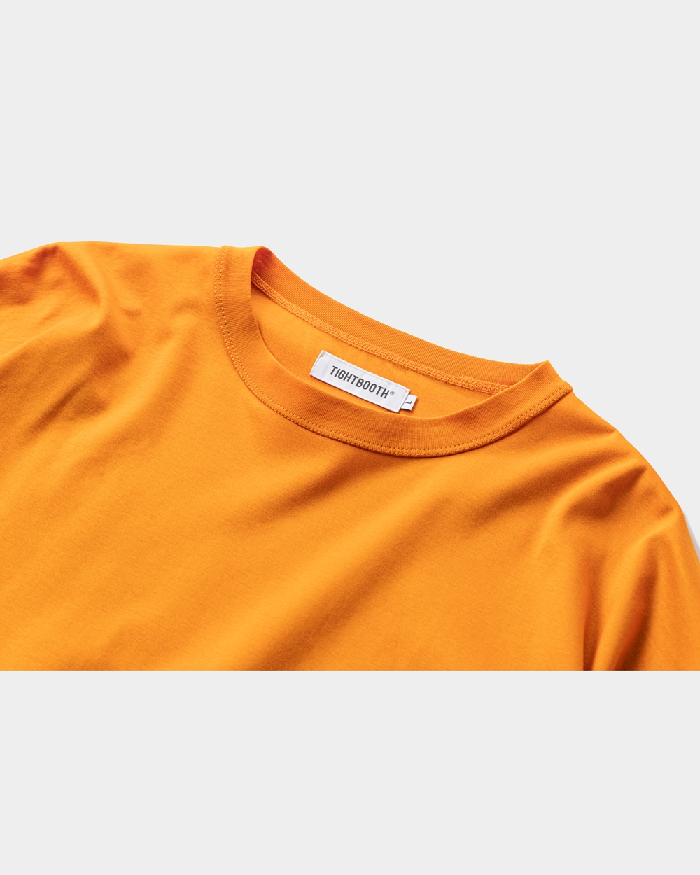 TIGHTBOOTH/C PONTE 3/4 SLEEVE T-SHIRT（Orange） 【30%OFF