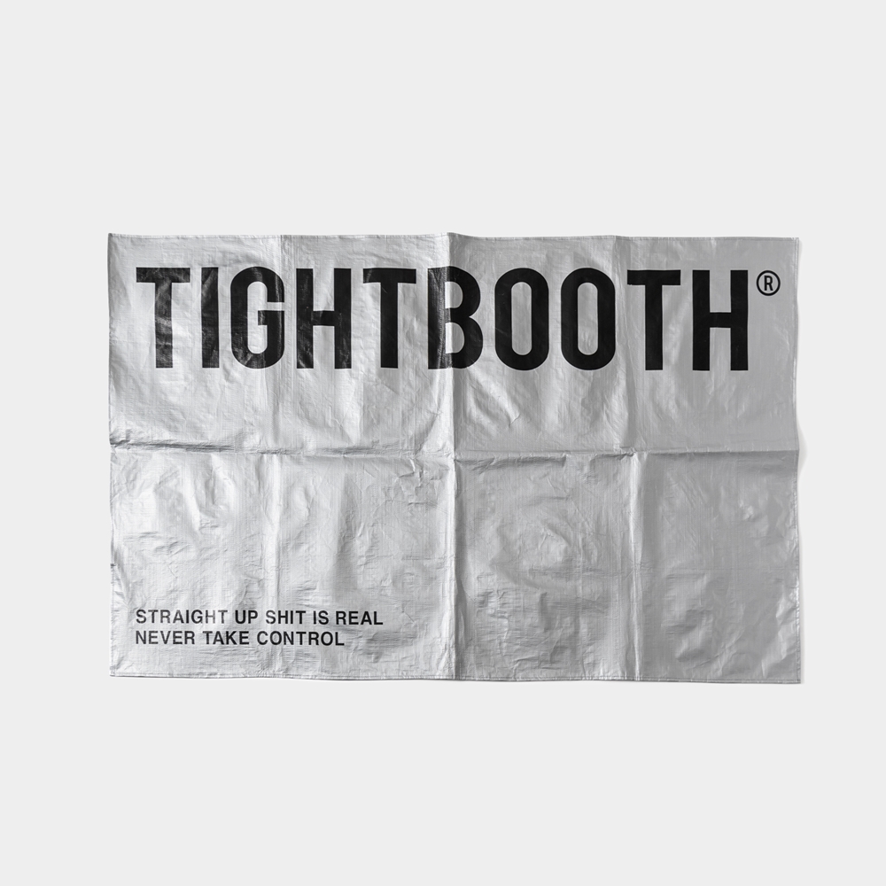 画像: TIGHTBOOTH/LOGO LEISURE SHEET（Silver） 【30%OFF】［ロゴレジャーシート-23春夏］