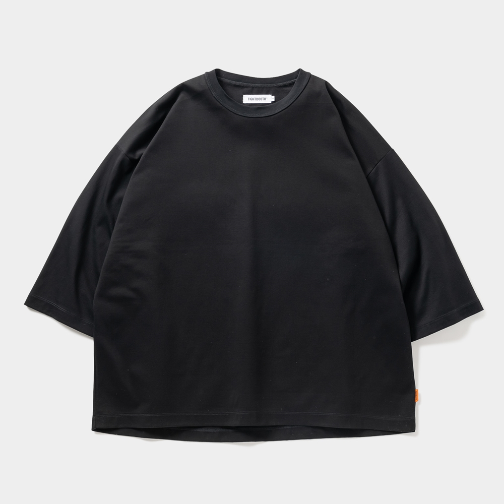 画像: TIGHTBOOTH/C PONTE 3/4 SLEEVE T-SHIRT（Black） 【30%OFF】［コットンポンチ7分袖T-23春夏］