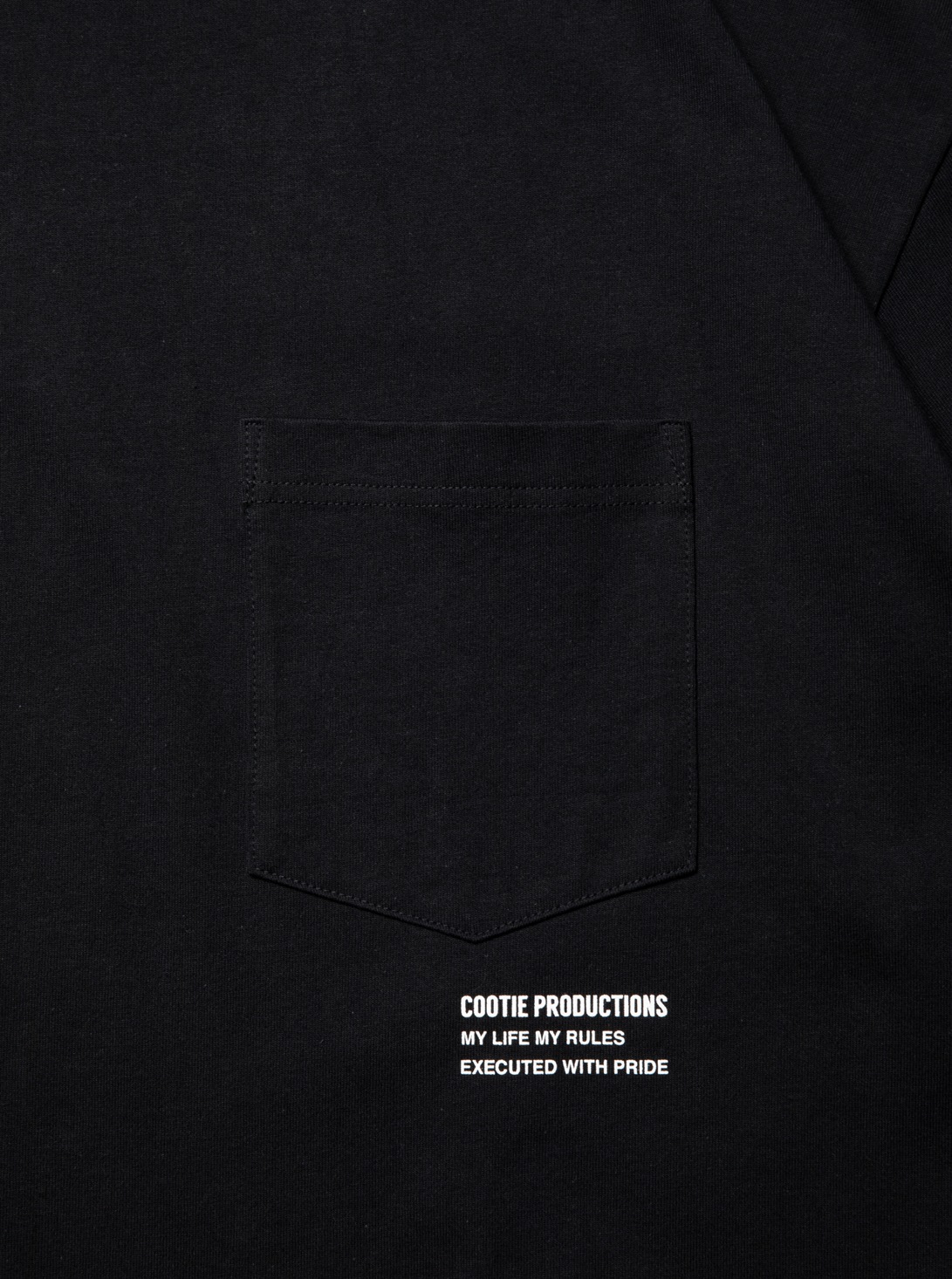 画像: COOTIE PRODUCTIONS/Open End Yarn Error Fit S/S Tee（Black）［エラーフィットポケT-23春夏］