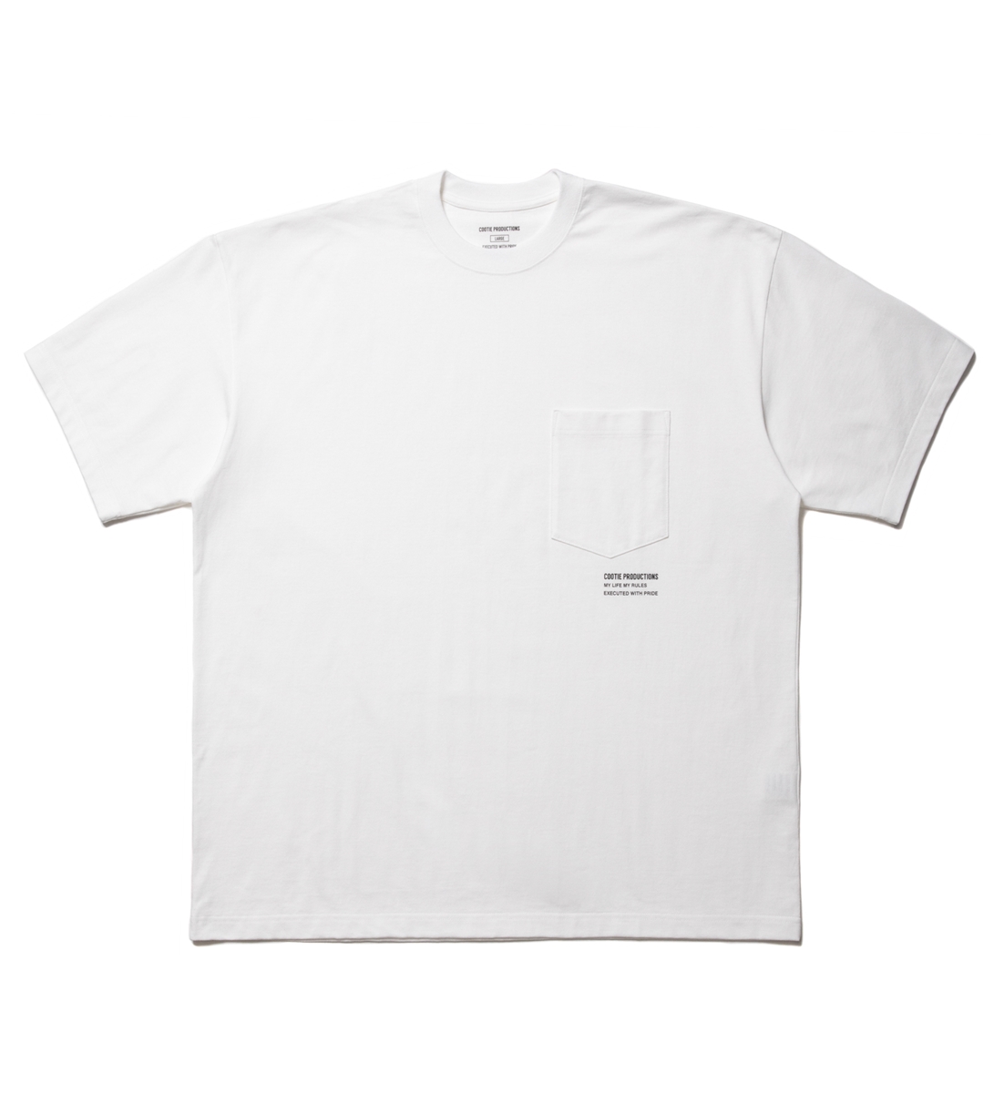 画像: COOTIE PRODUCTIONS/Open End Yarn Error Fit S/S Tee（White）［エラーフィットポケT-23春夏］