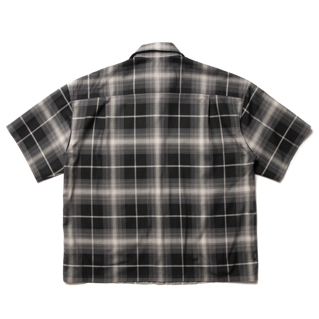 画像: COOTIE PRODUCTIONS/R/C Ombre Check S/S Shirt（Black）［オンブレチェックシャツ-23春夏］