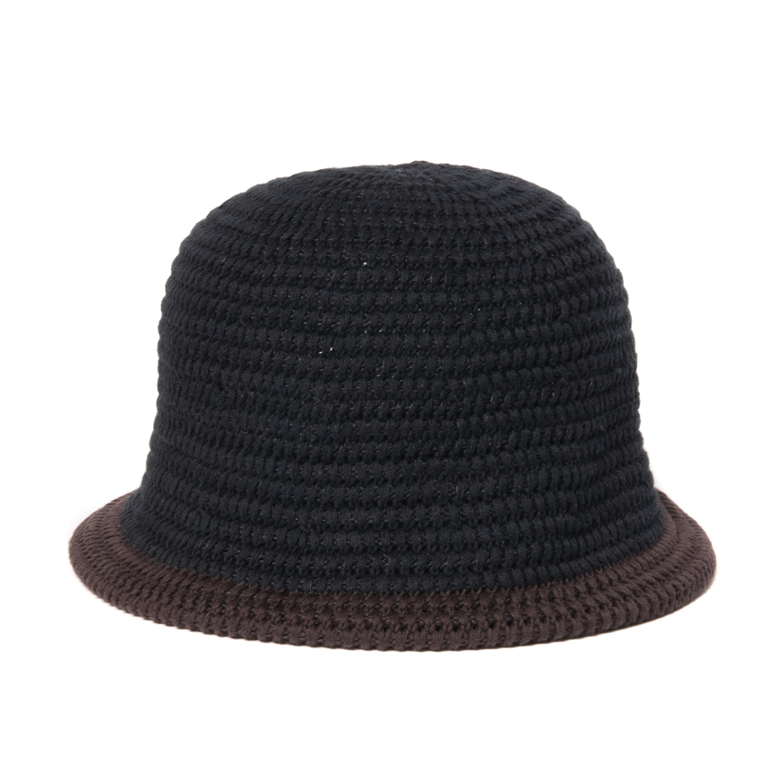 画像: COOTIE PRODUCTIONS/Knit Crusher Hat（Black/Brown）［ニットクラッシャーハット-23春夏］