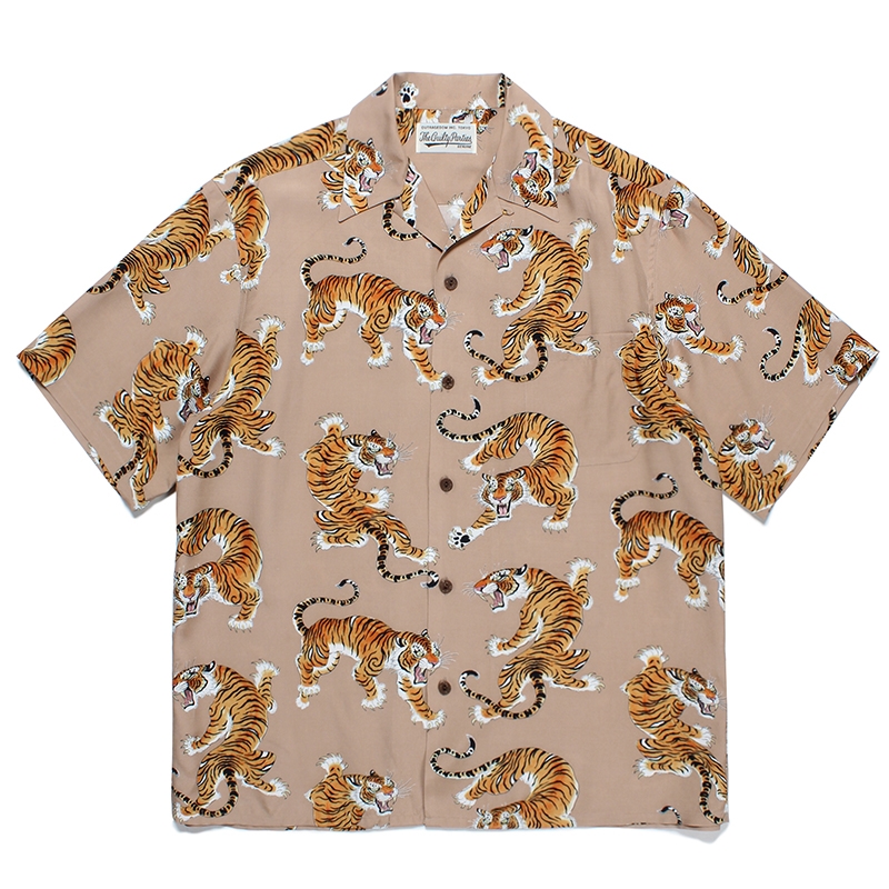 画像: WACKO MARIA/TIM LEHI / HAWAIIAN SHIRT（BROWN）［ハワイアンシャツ-23春夏］