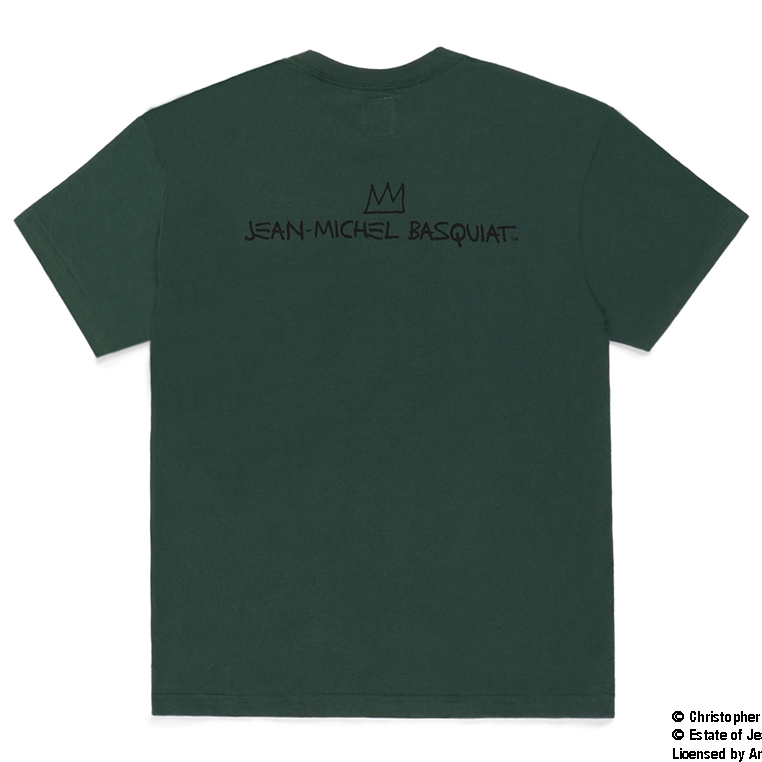 画像: WACKO MARIA/JEAN-MICHEL BASQUIAT / T-SHIRT（GREEN）［プリントT-23春夏］