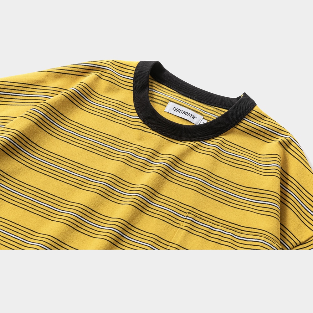 画像: TIGHTBOOTH/DRY BORDER T-SHIRT（Yellow）［ドライボーダーT-23春夏］