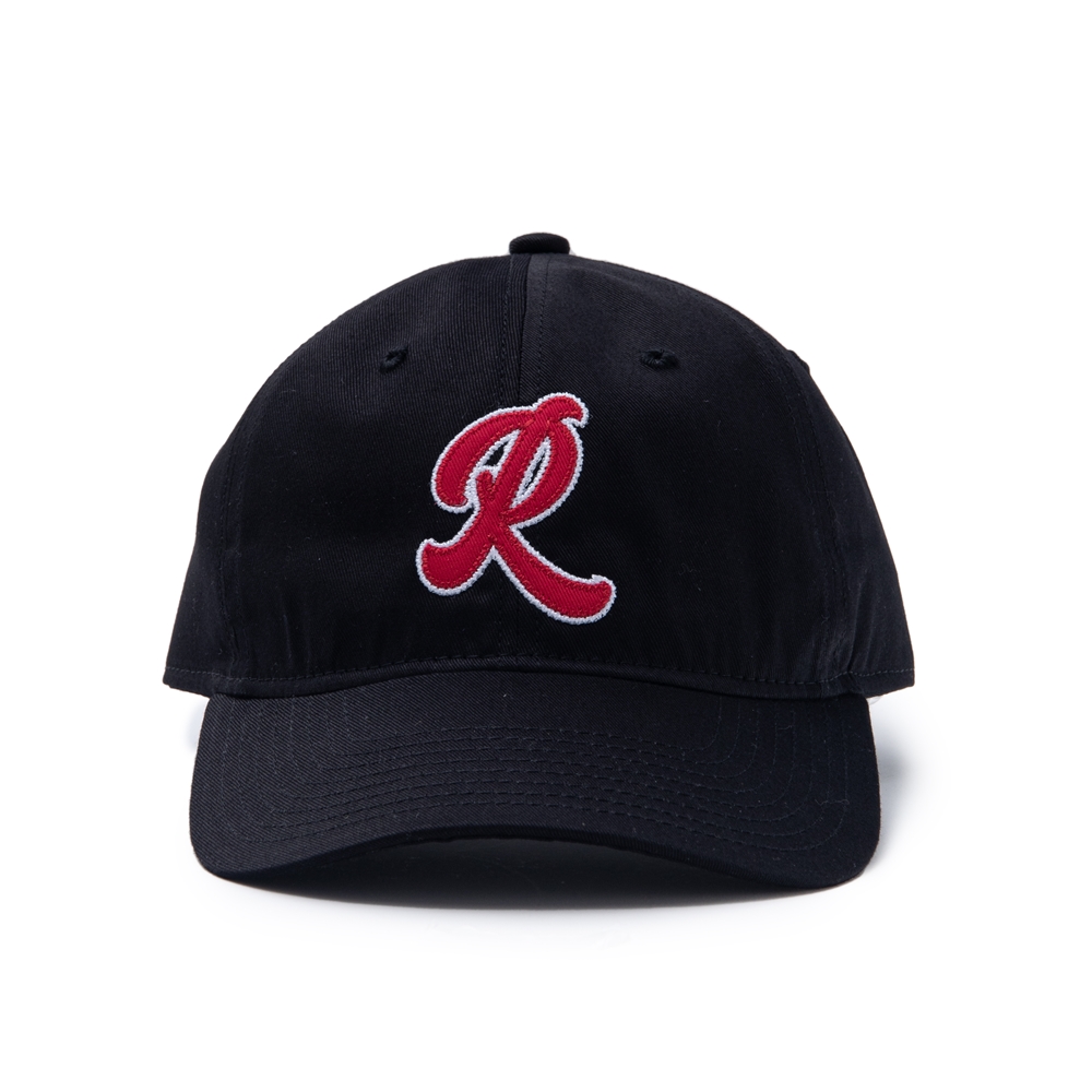 画像: RATS/DAD CAP LETTERED（BLACK/RED）［ダッドキャップ-23春夏］