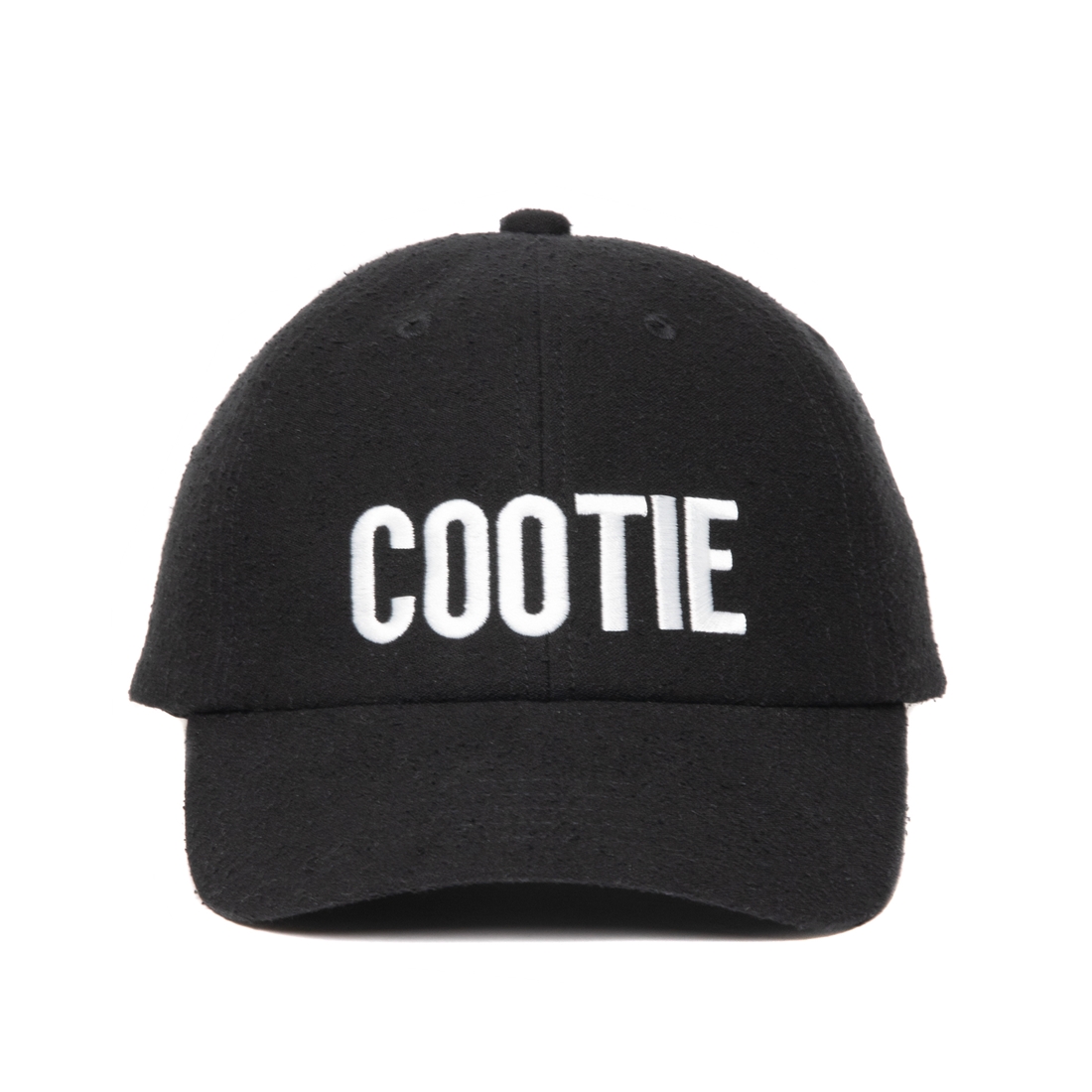 画像: COOTIE PRODUCTIONS/Silk Nep 6 Panel Cap（Black/White）［6パネルキャップ-23春夏］