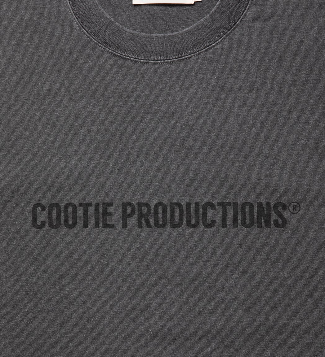 画像: COOTIE PRODUCTIONS/Pigment Dyed S/S Tee（Black）［ピグメントダイT-23春夏］