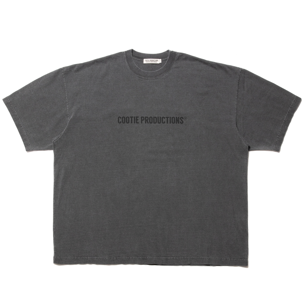 COOTIE PRODUCTIONS/Pigment Dyed S/S Tee（Black）［ピグメントダイT ...