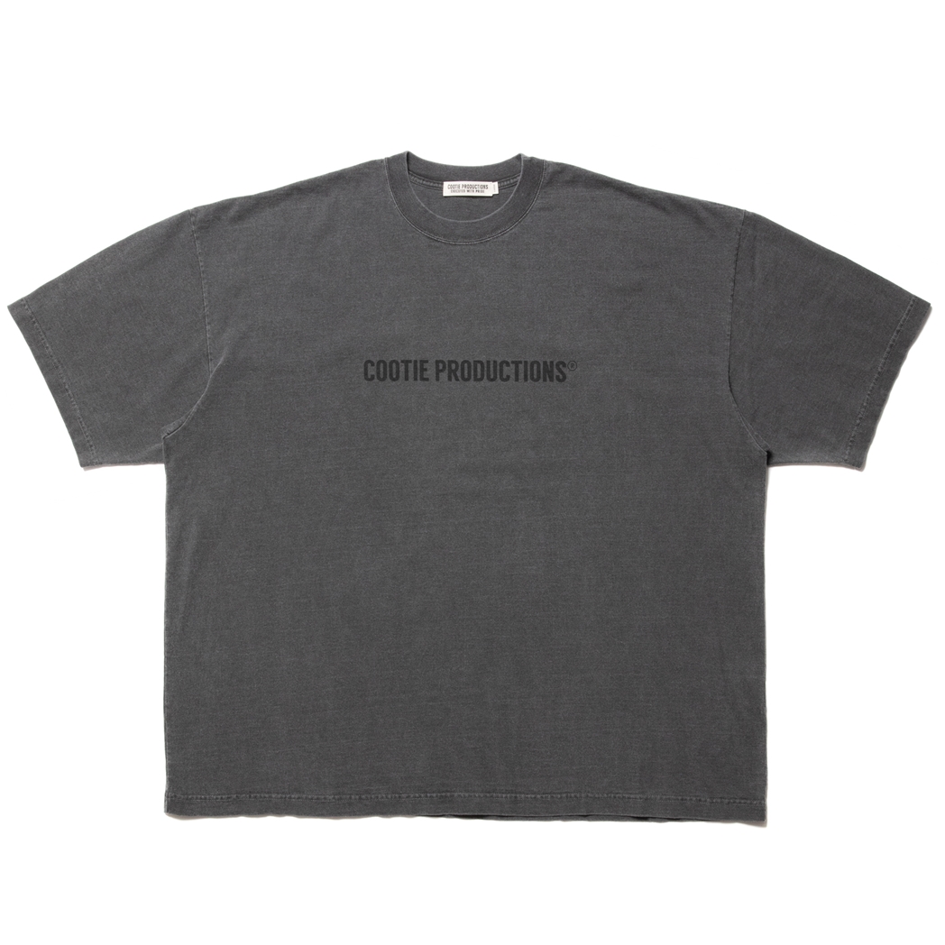 画像: COOTIE PRODUCTIONS/Pigment Dyed S/S Tee（Black）［ピグメントダイT-23春夏］