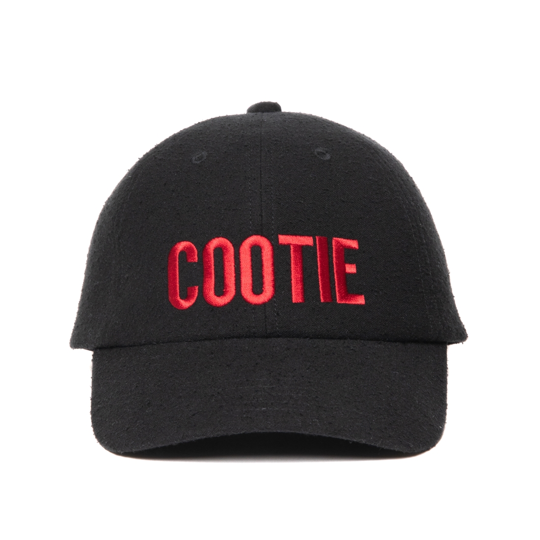 画像: COOTIE PRODUCTIONS/Silk Nep 6 Panel Cap（Black/Red）［6パネルキャップ-23春夏］