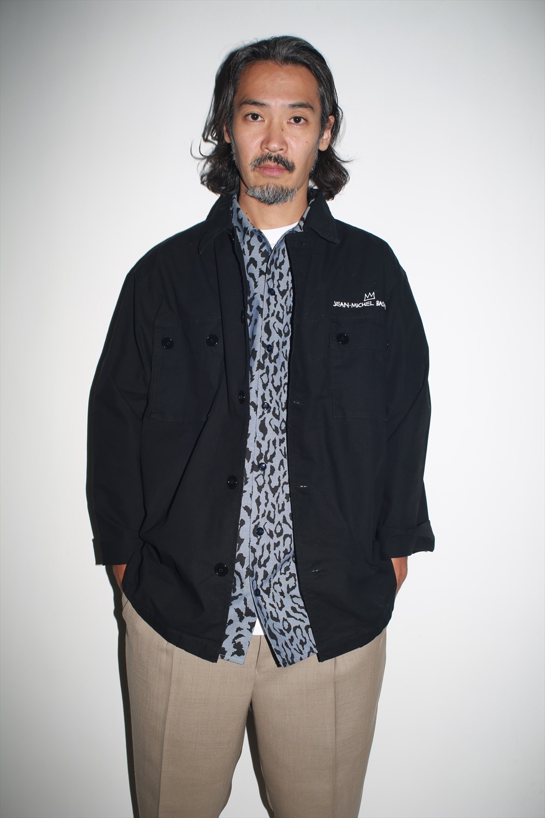 WACKO MARIA/DICKIES / WORK SHIRT（BLUE）［ワークシャツ-23春夏