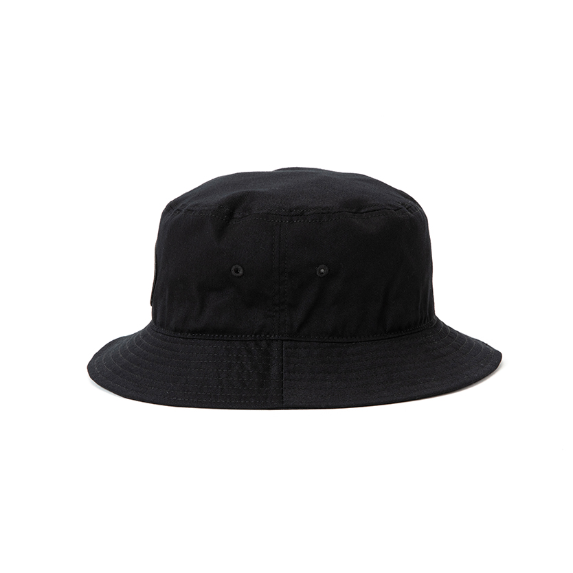 画像: CALEE/Wappen & Embroidery bucket hat -Type A-（Black）［バケットハット-23春夏］