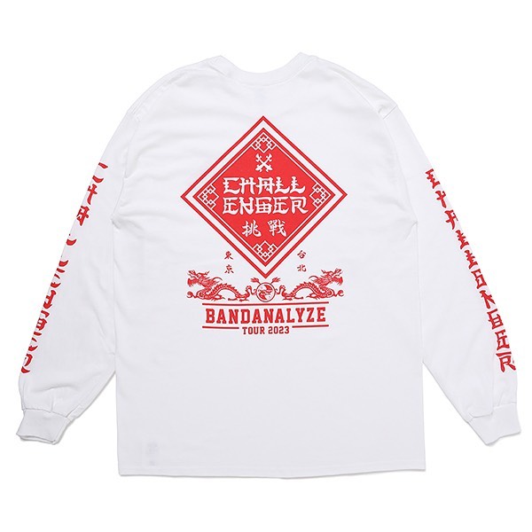 画像: CHALLENGER/BD 2023 TOUR L/S TEE（WHITE）［プリント長袖T-23春夏］